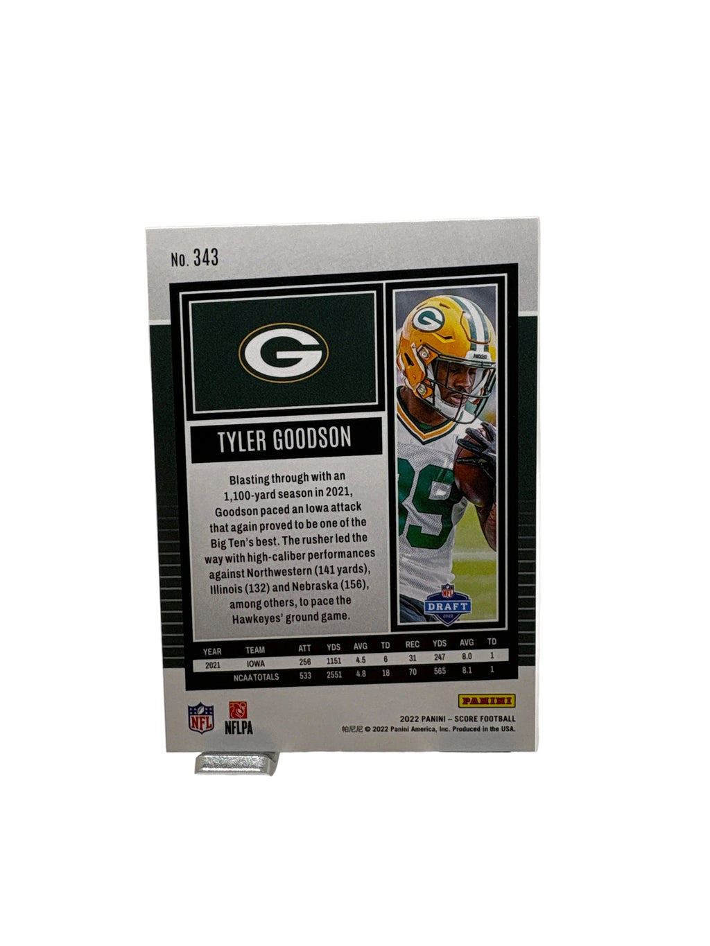 Score Tyler Goodson