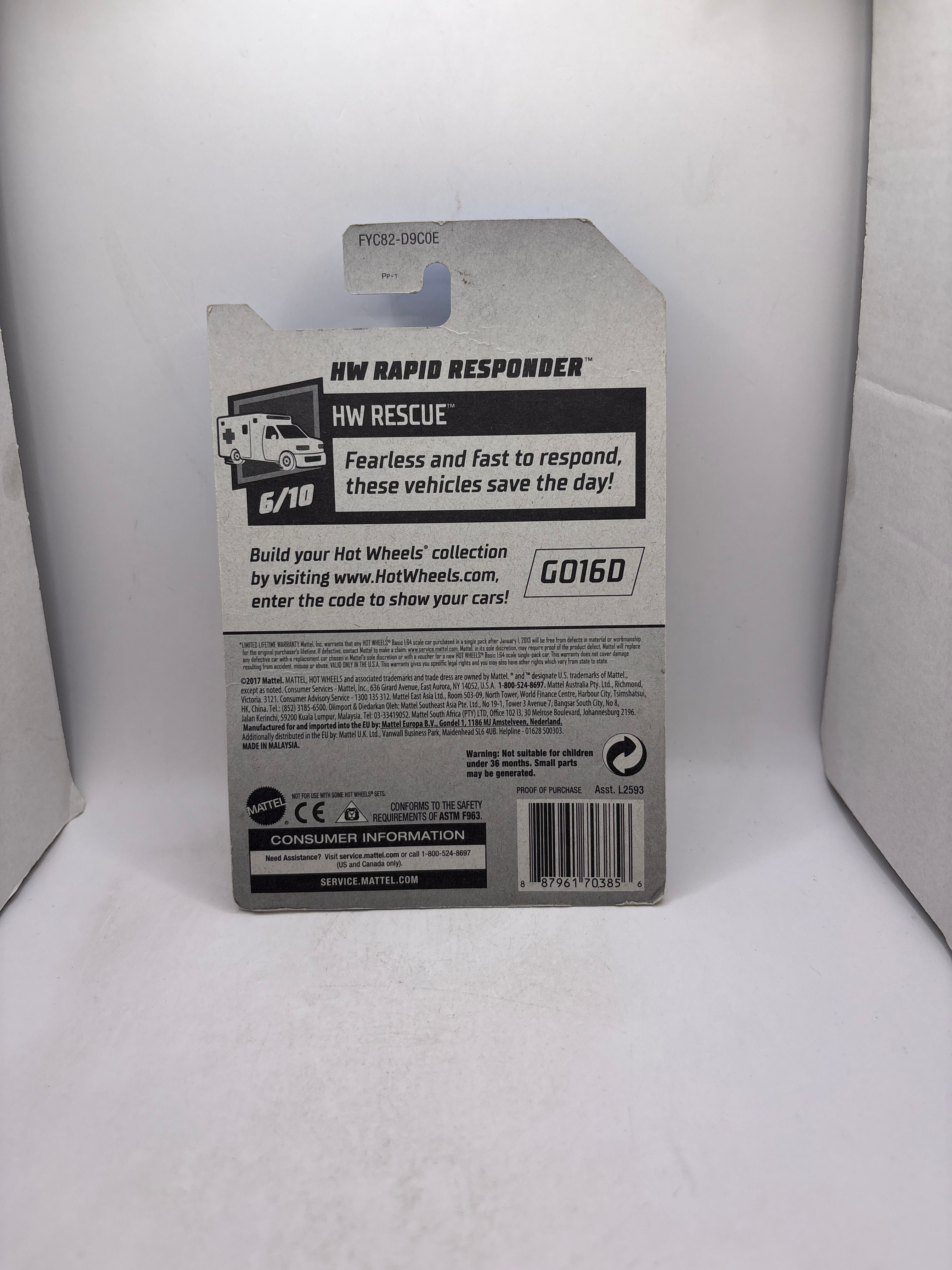 Hot Wheels HW Rapid Responder Diecast