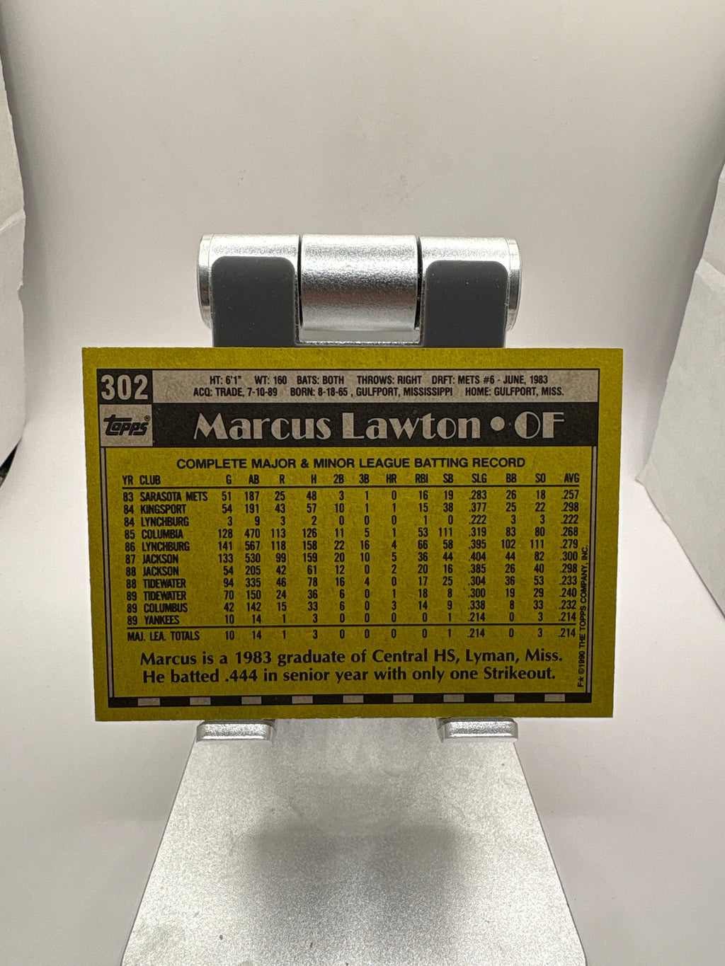 Topps Marcus Lawton