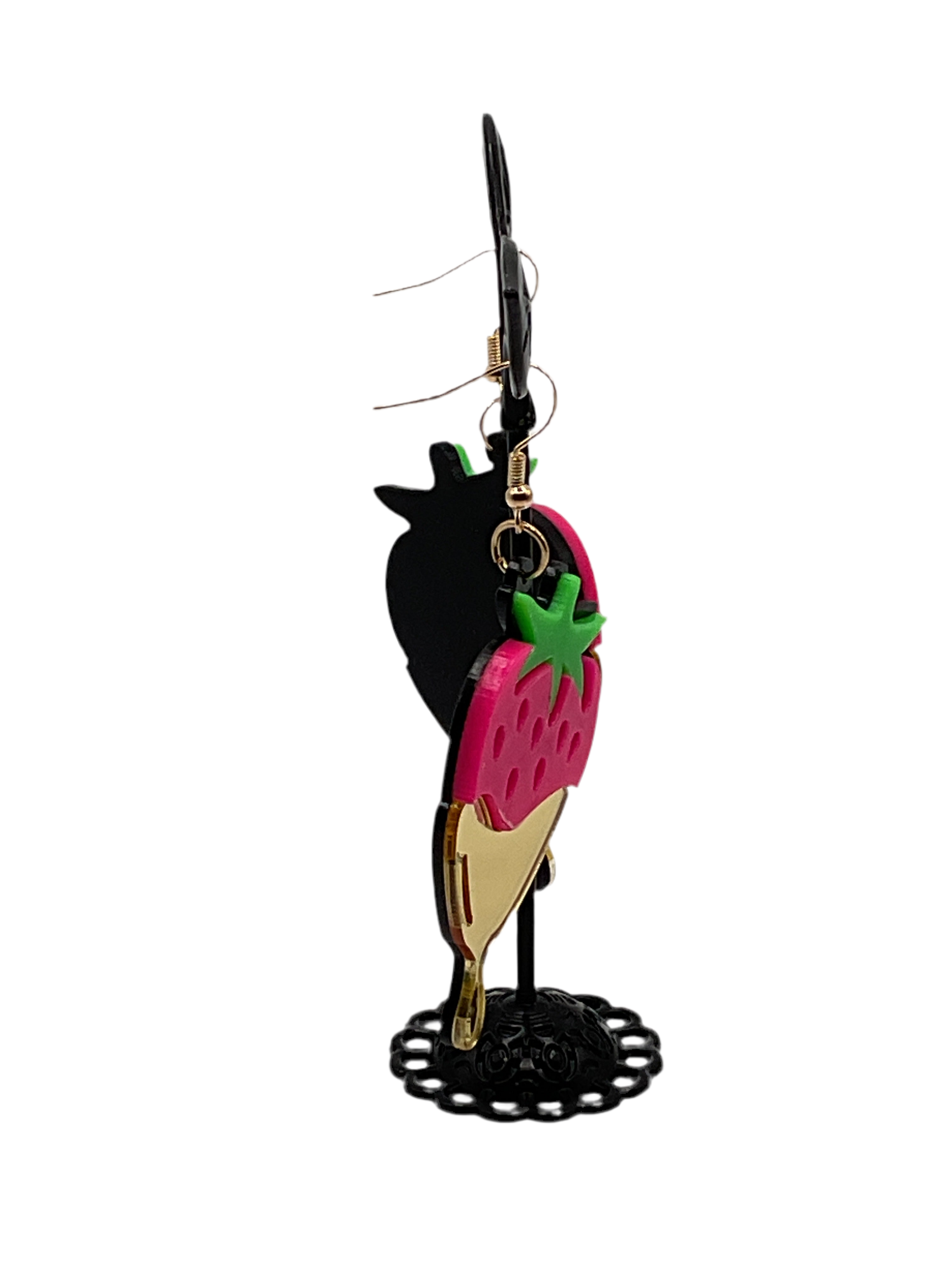 Dripping Strawberry Earrings