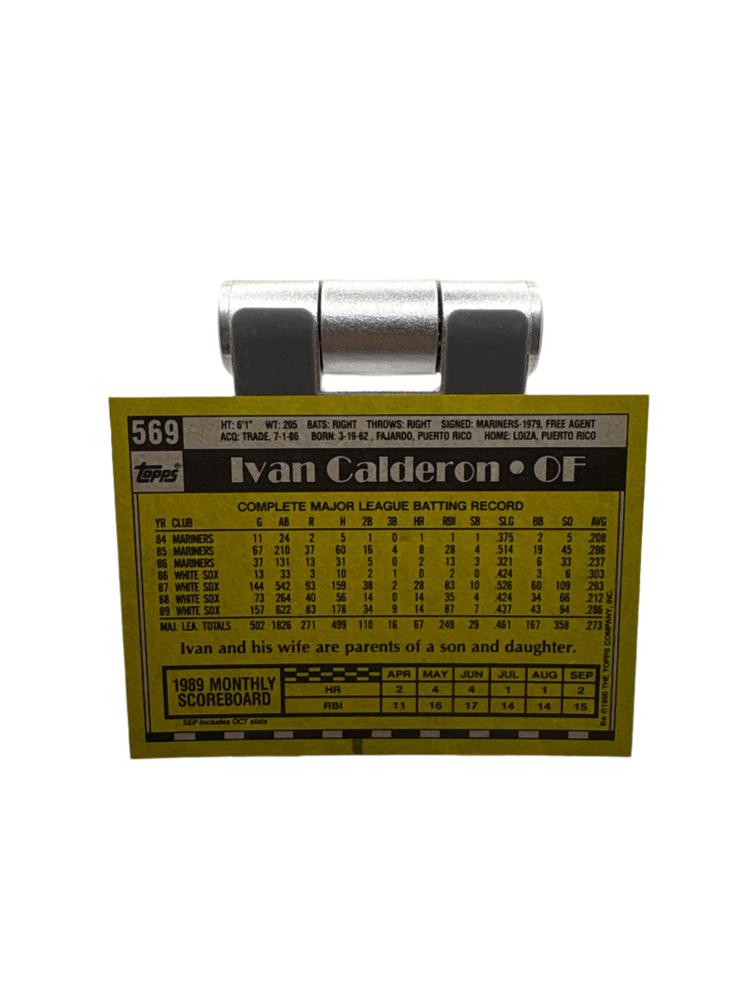 Topps Ivan Calderon