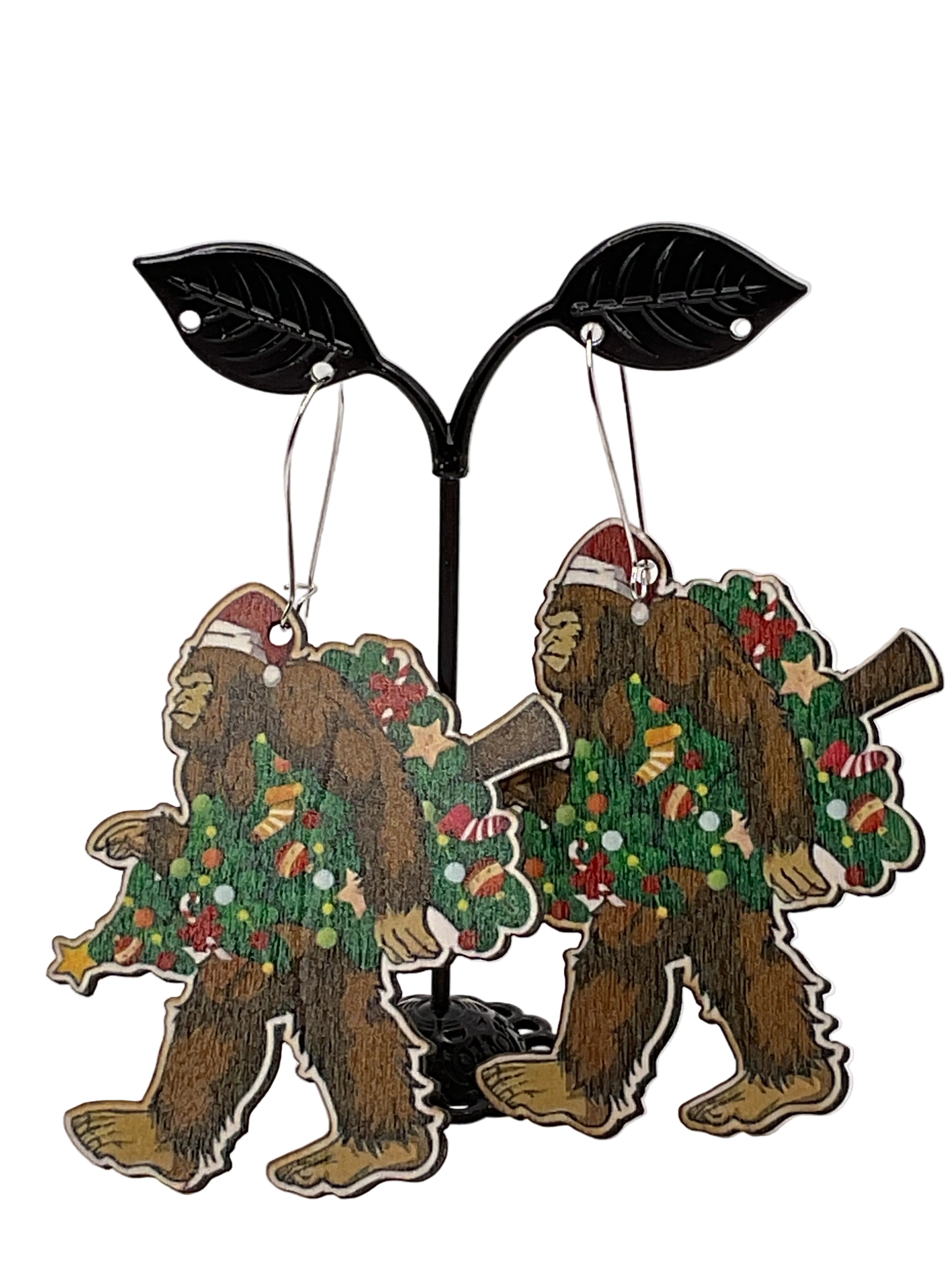 Large Christmas Earrings