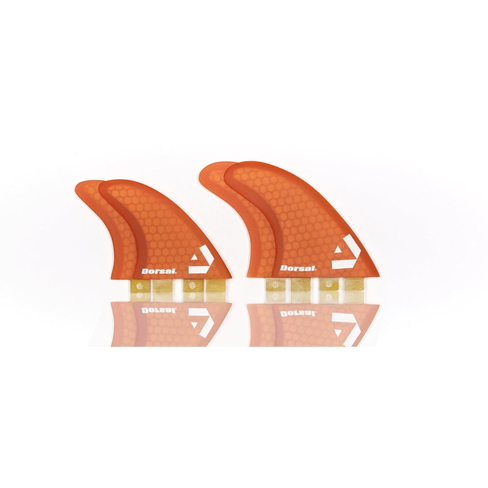 DORSAL Surfboard Fins Quad 4 Set FCS Compatible-3
