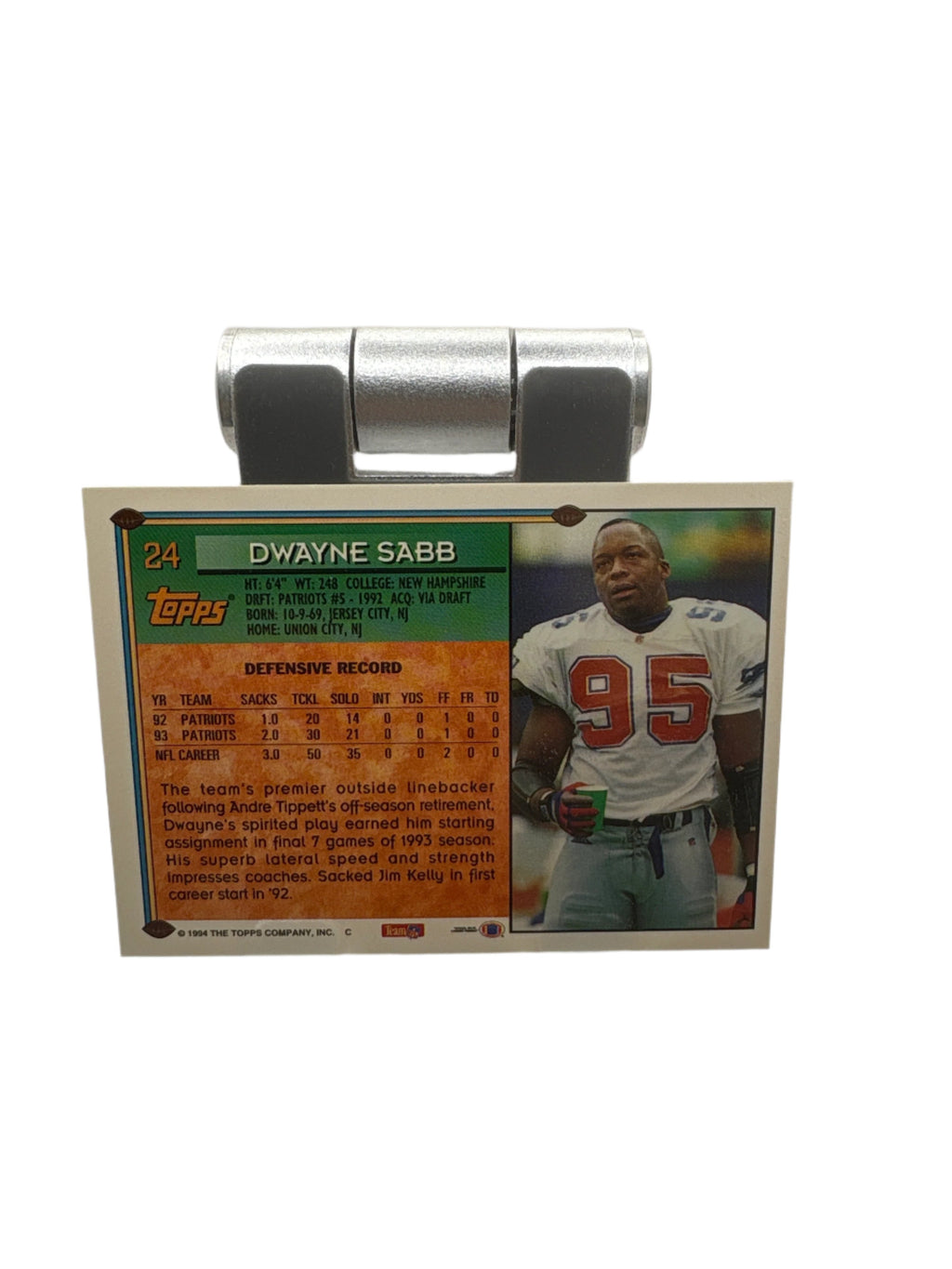 Topps Dwayne Sabb