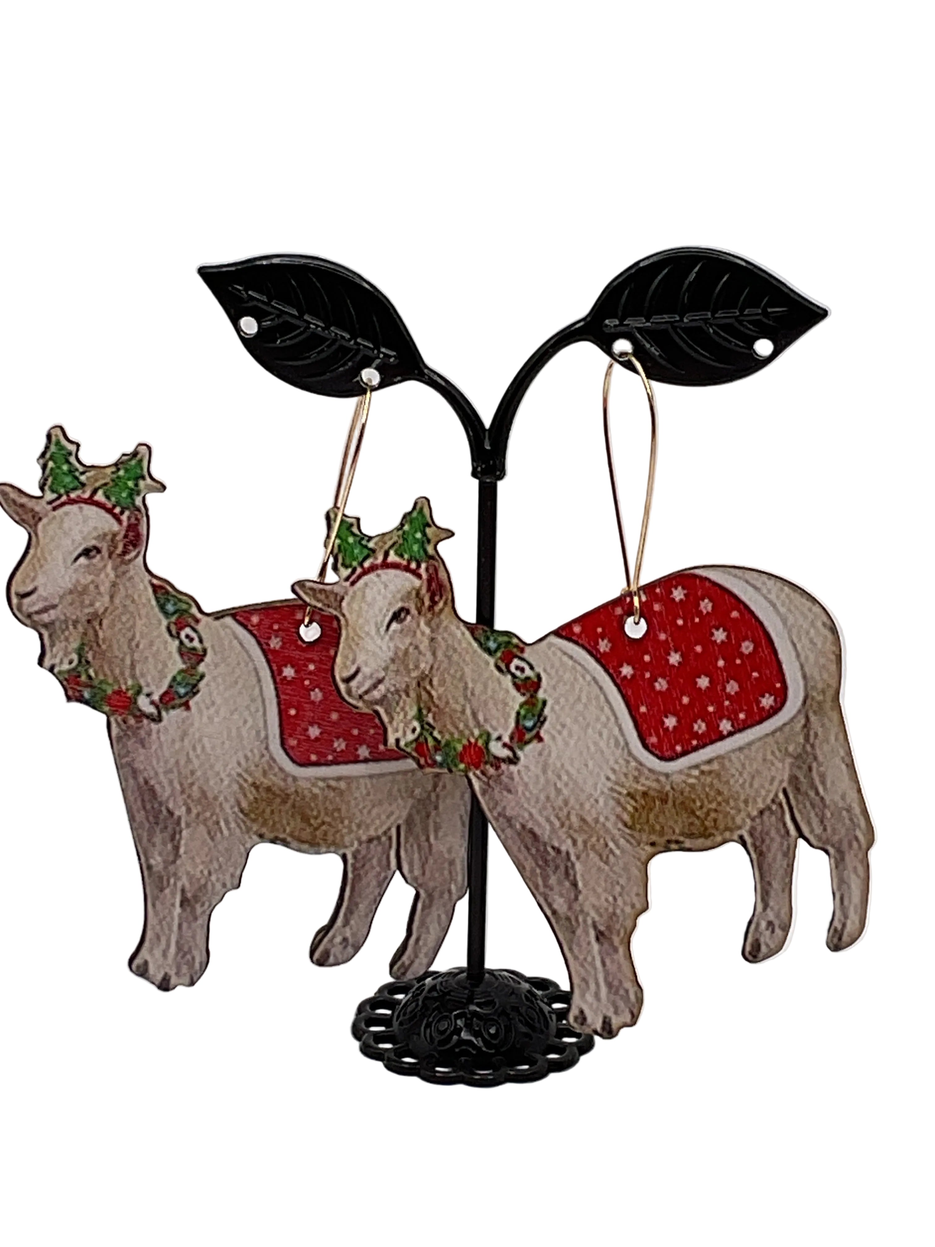 Large Christmas Earrings