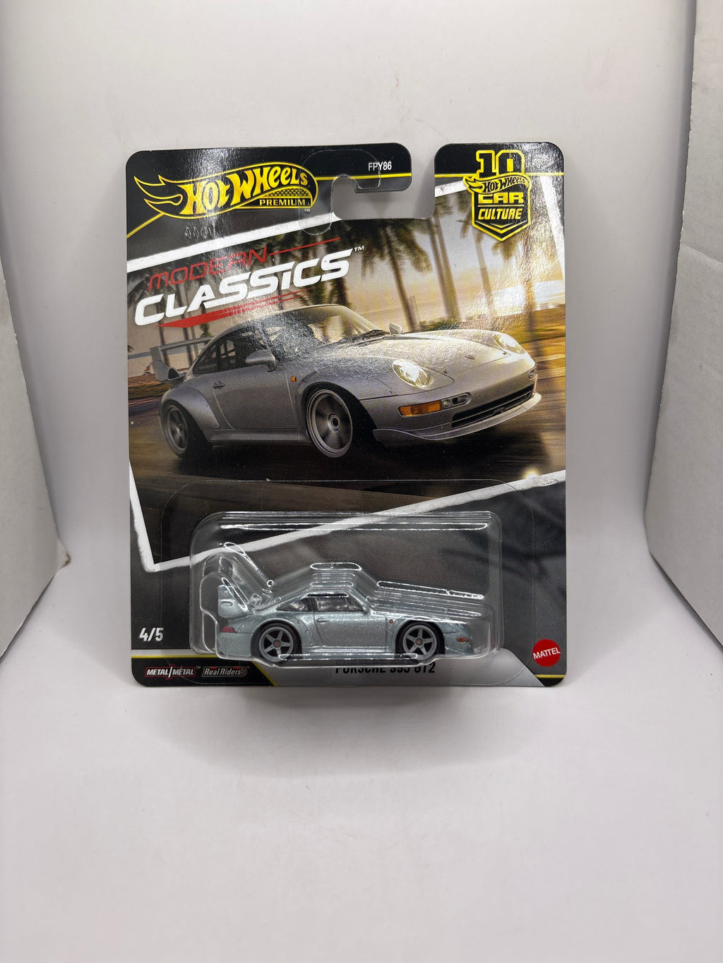 Hot Wheels Porsche 993 GT2 Diecast silver