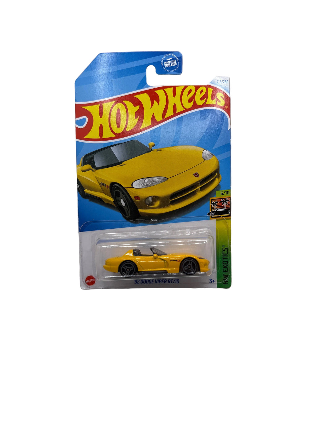 Hot Wheels 92 Dodge Viper RT/10 Diecast
