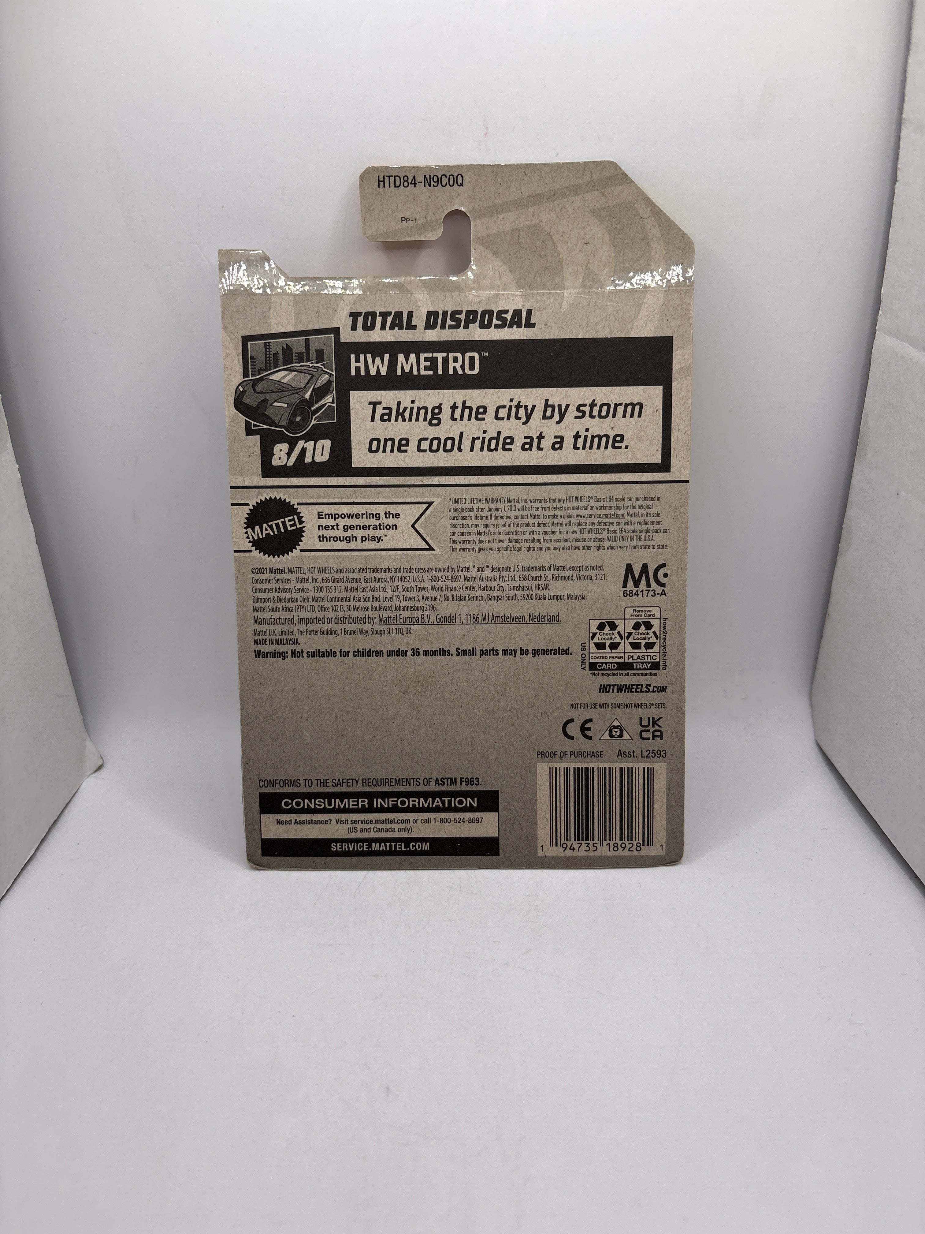 Hot Wheels Total Disposal Diecast