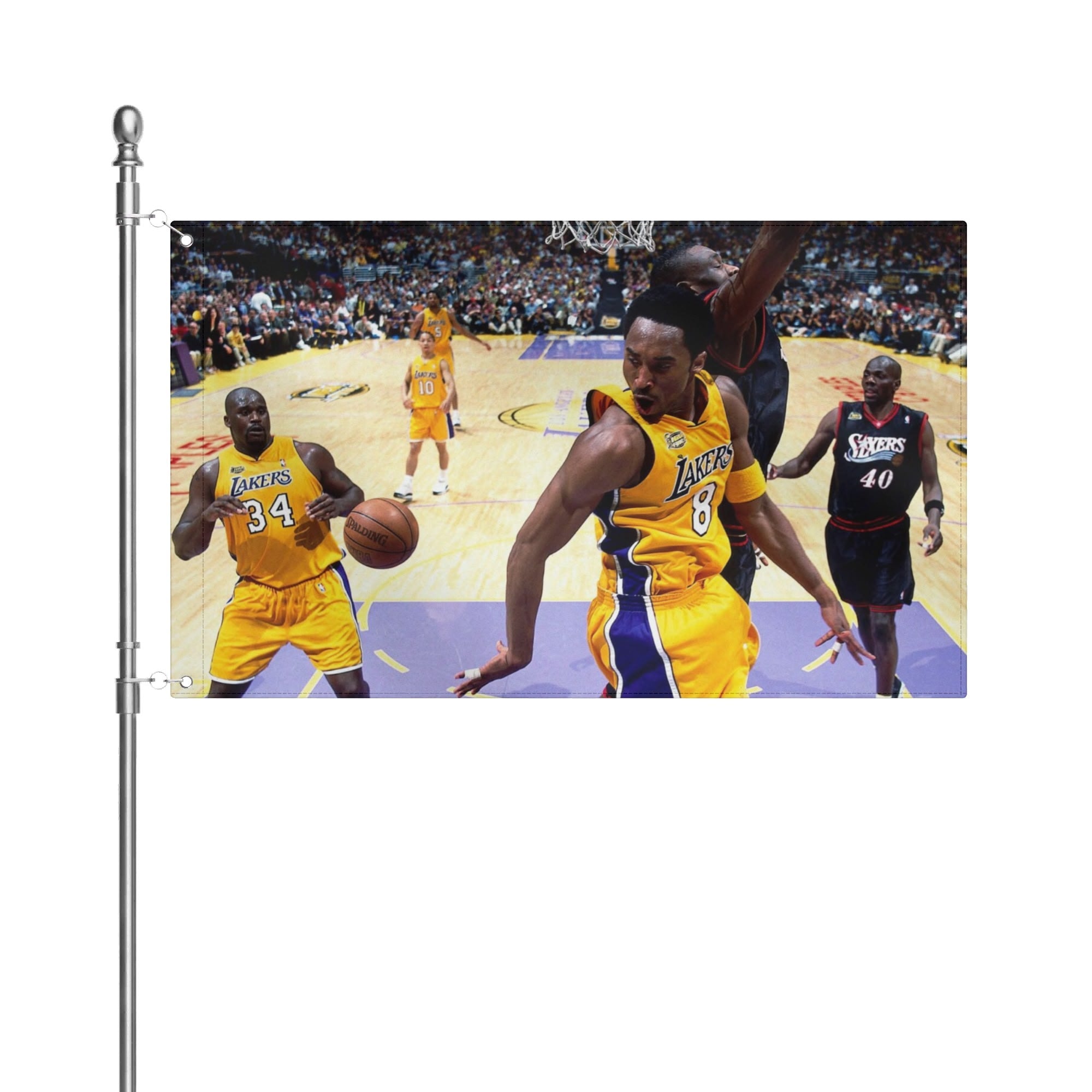 2000 Kobe And Shaq Flag