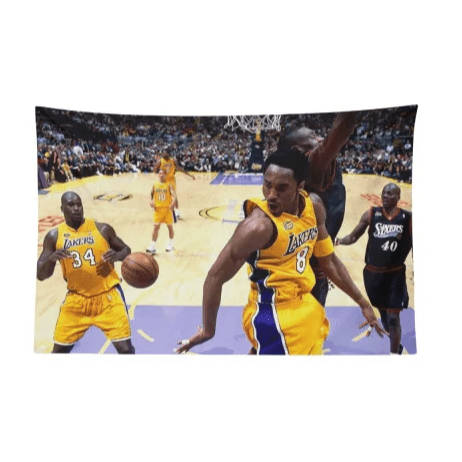 2000 Kobe And Shaq Flag