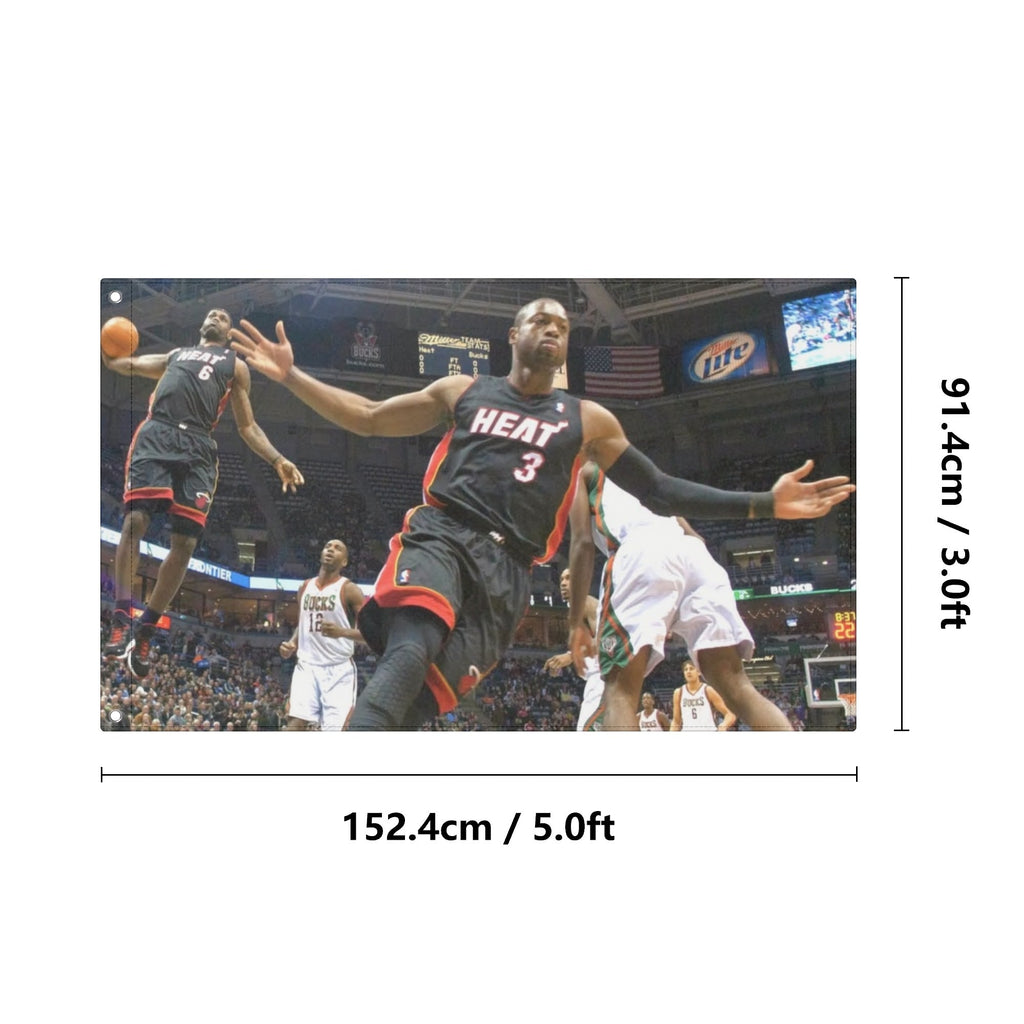 2010 Lebron and DWade Flag