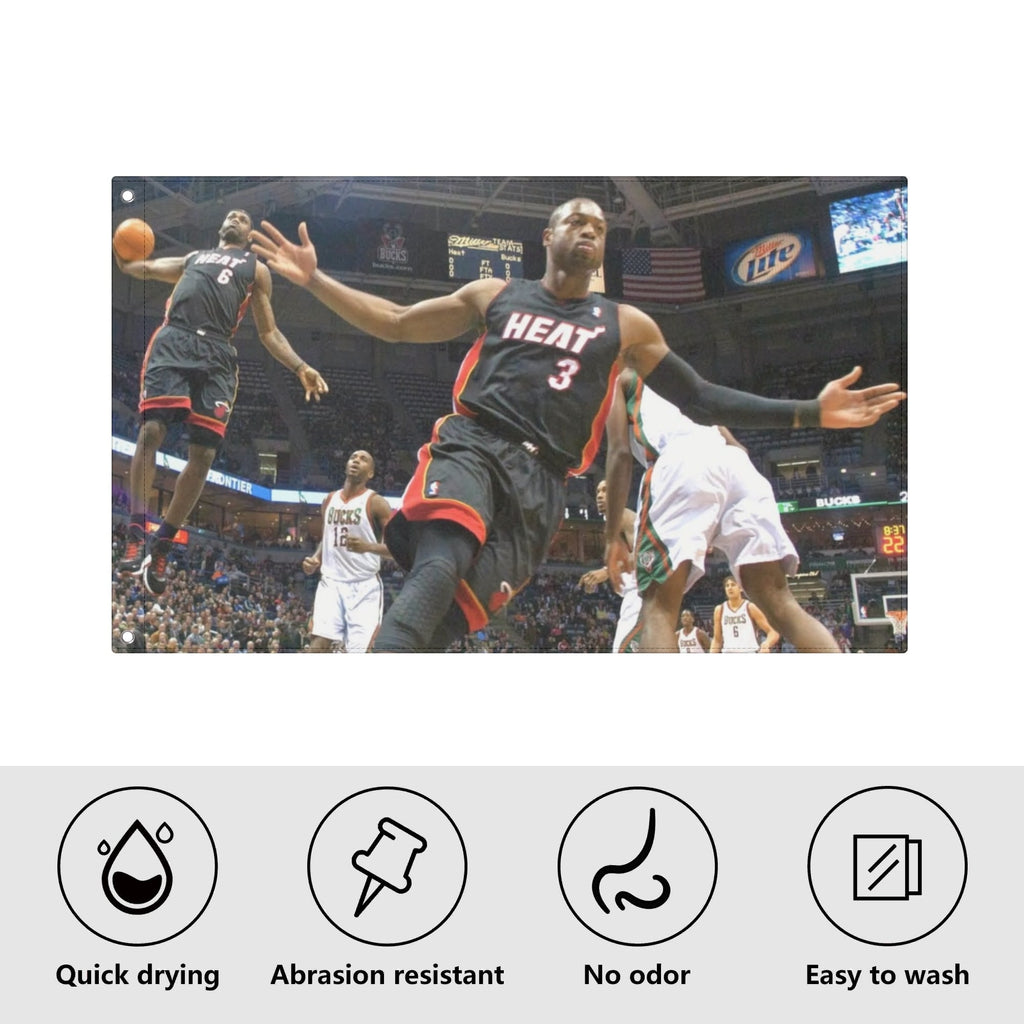 2010 Lebron and DWade Flag