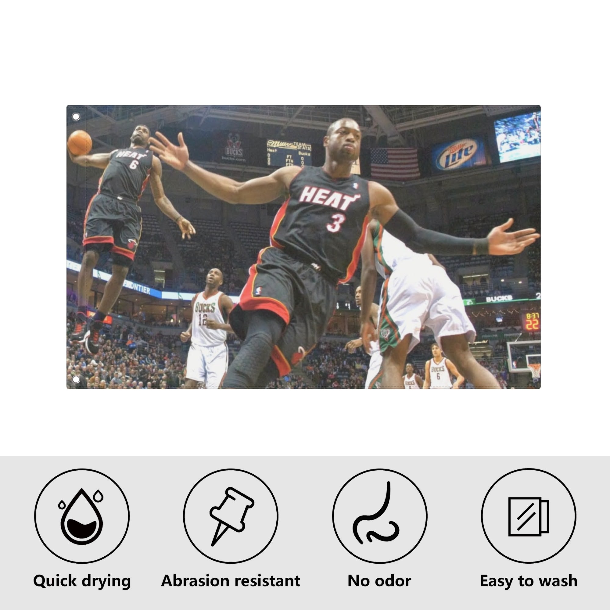 2010 Lebron and DWade Flag