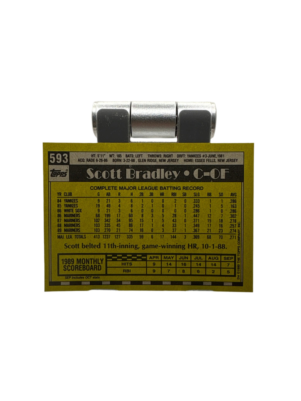 Topps Scott Bradley