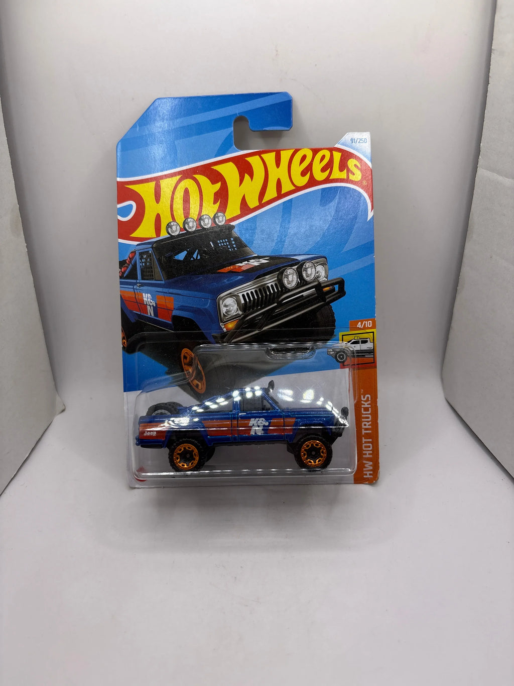 Hot Wheels 73 Jeep J10 Diecast blue
