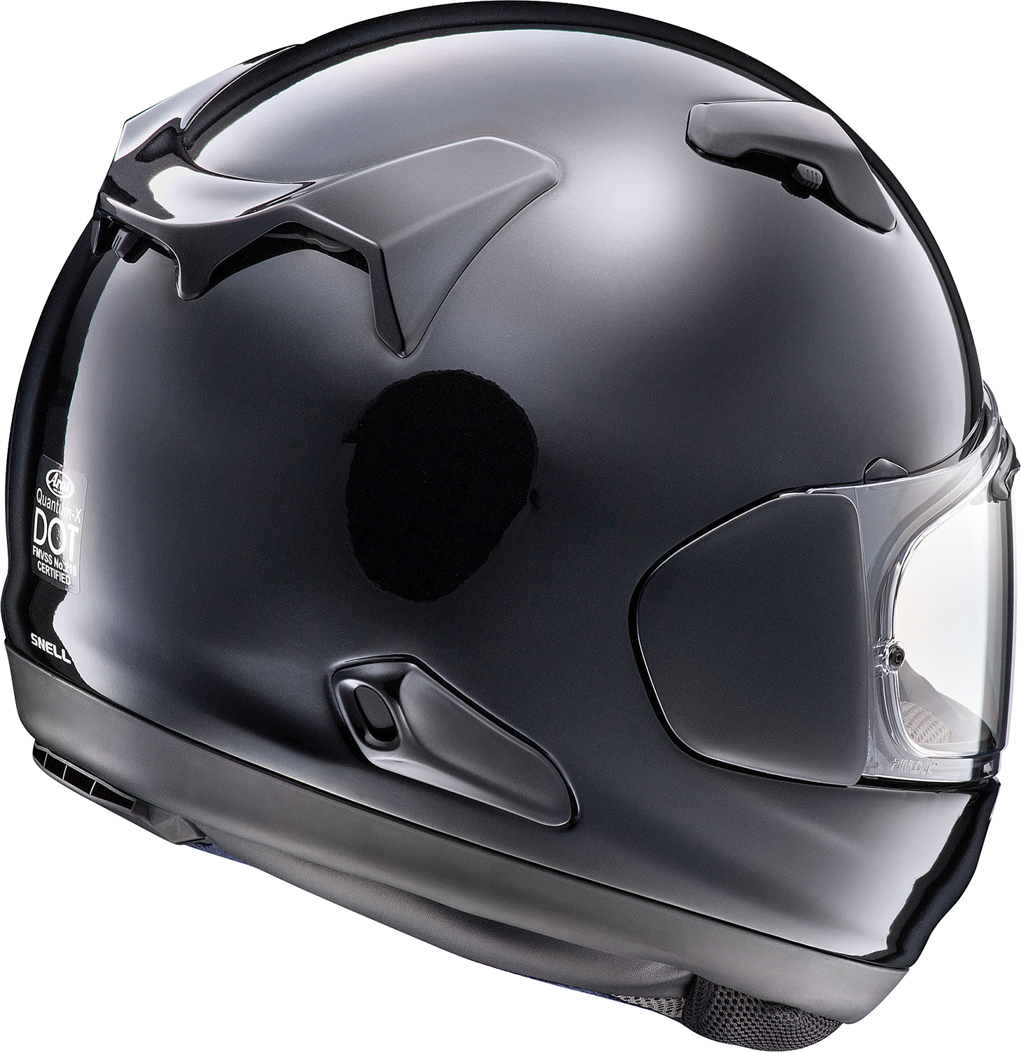 ARAI HELMETS, ARAI Helmets Quantum-X Pearl Black 2XL – Advanced Oval Shell Design with VAS-MV Shield and Pinlock Max Vision Lens