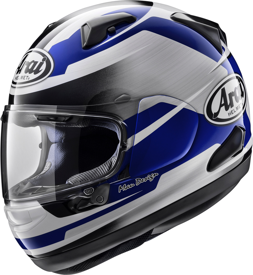 ARAI HELMETS, ARAI HELMETS Quantum-X Steel Blue Helmet - Large, VAS-MV Shield with Pinlock 120 MaxVision