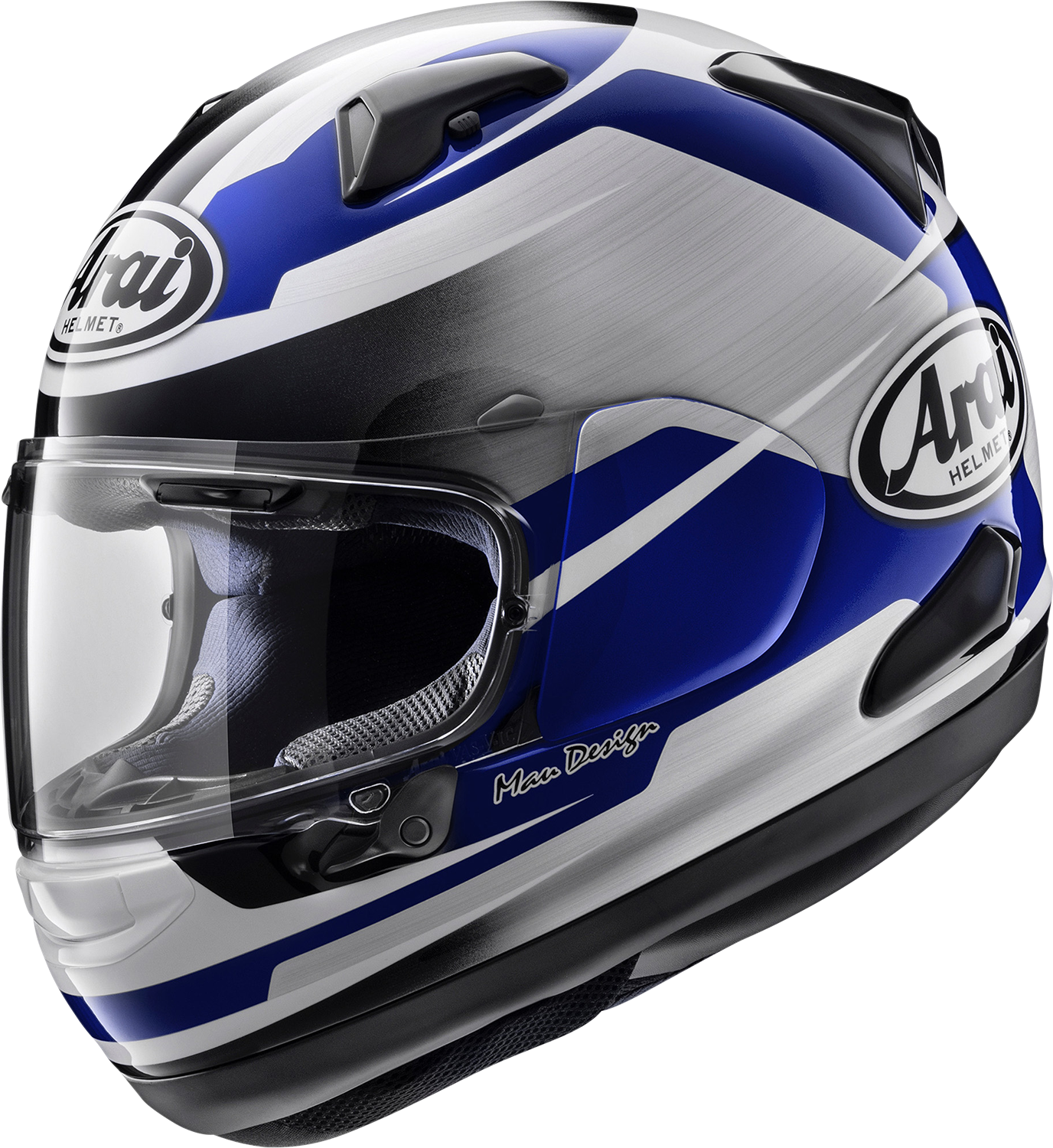 ARAI HELMETS, ARAI HELMETS Quantum-X Steel Blue Helmet - Large, VAS-MV Shield with Pinlock 120 MaxVision