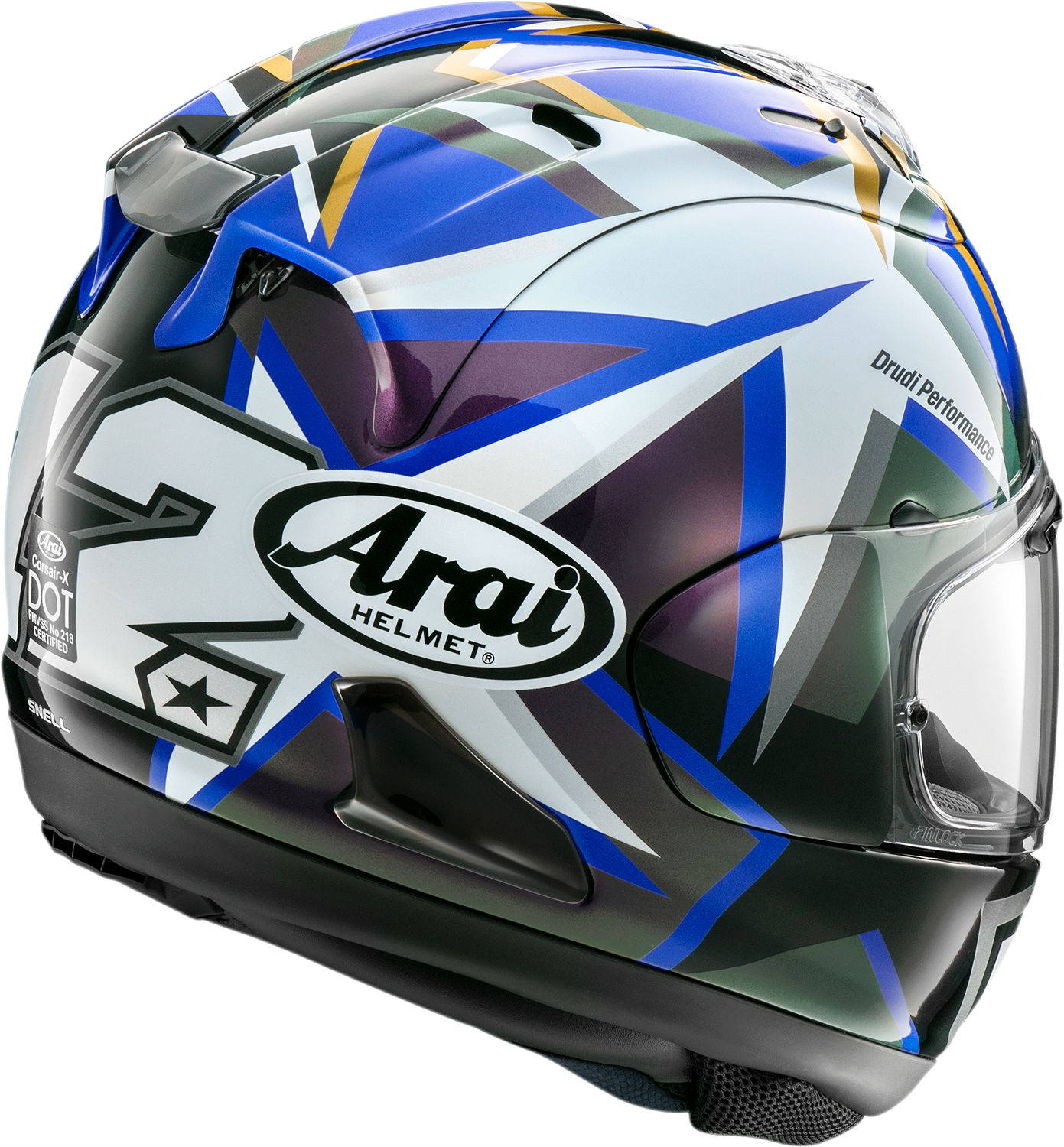 ARAI HELMETS, ARAI HELMETS Corsair-X Vinales-5 Motorcycle Helmet - Small, Part 0101-15786