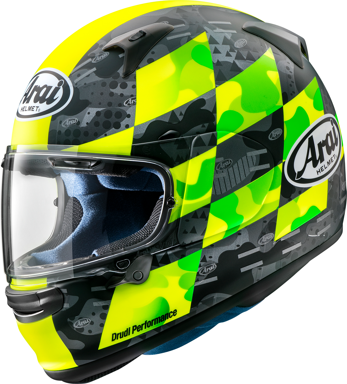 ARAI HELMETS, ARAI Helmets Regent-X Helmet with Patch - Yellow Frost, Size XS (Part #0101-15827)