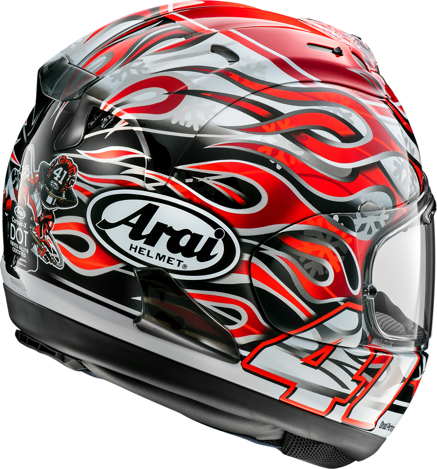 ARAI HELMETS, ARAI Helmets Corsair-X Haga GP 2XL Helmet with Advanced Ventilation and Safety Features