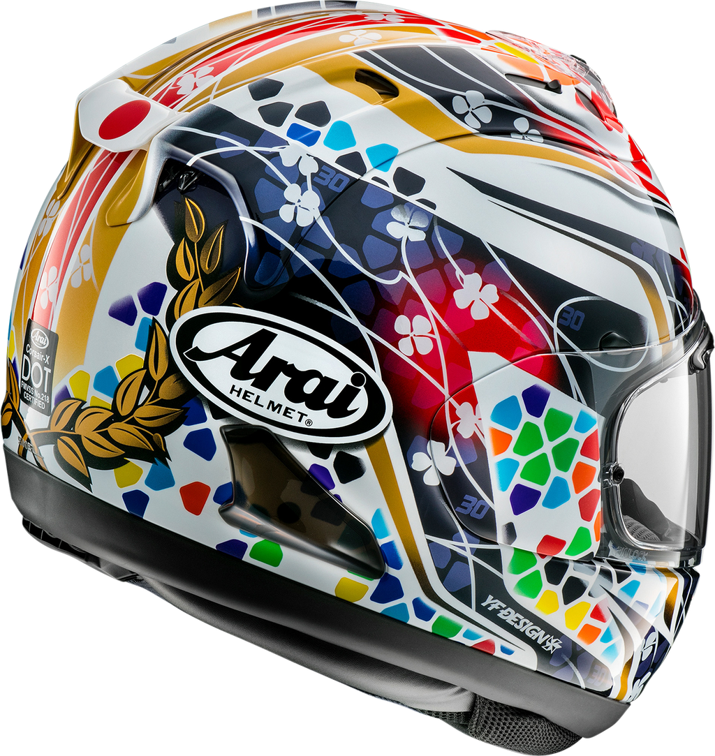 ARAI HELMETS, ARAI Helmets Corsair-X Nakagami-3 2XL Helmet - Advanced Ventilation and Lightweight Design