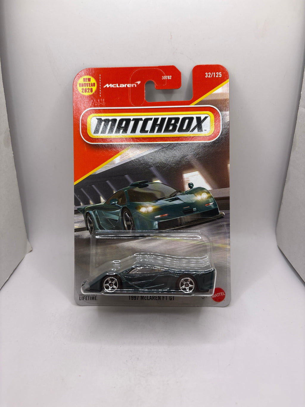 Matchbox 1997 McLaren F1 GT Diecast green