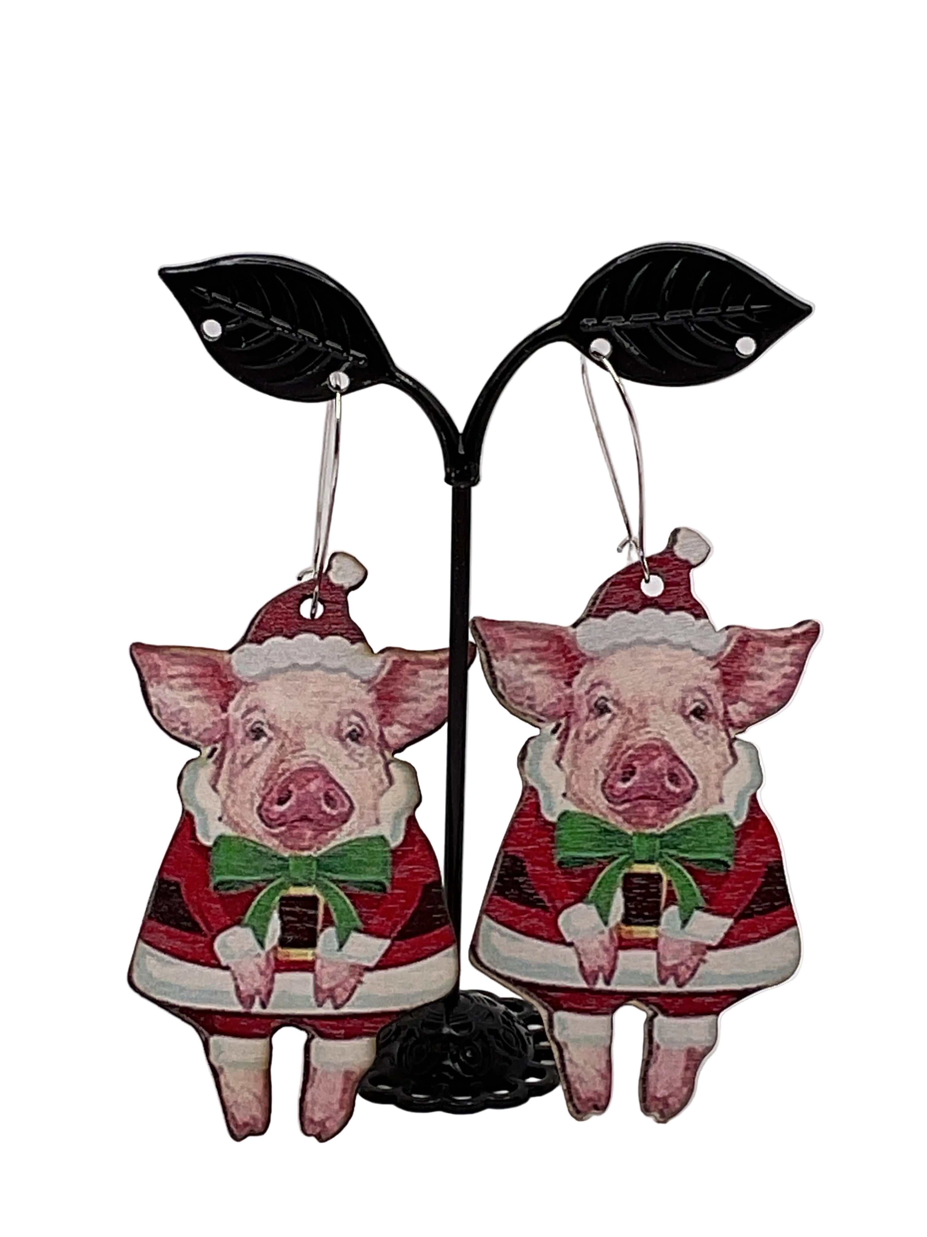 Large Christmas Earrings