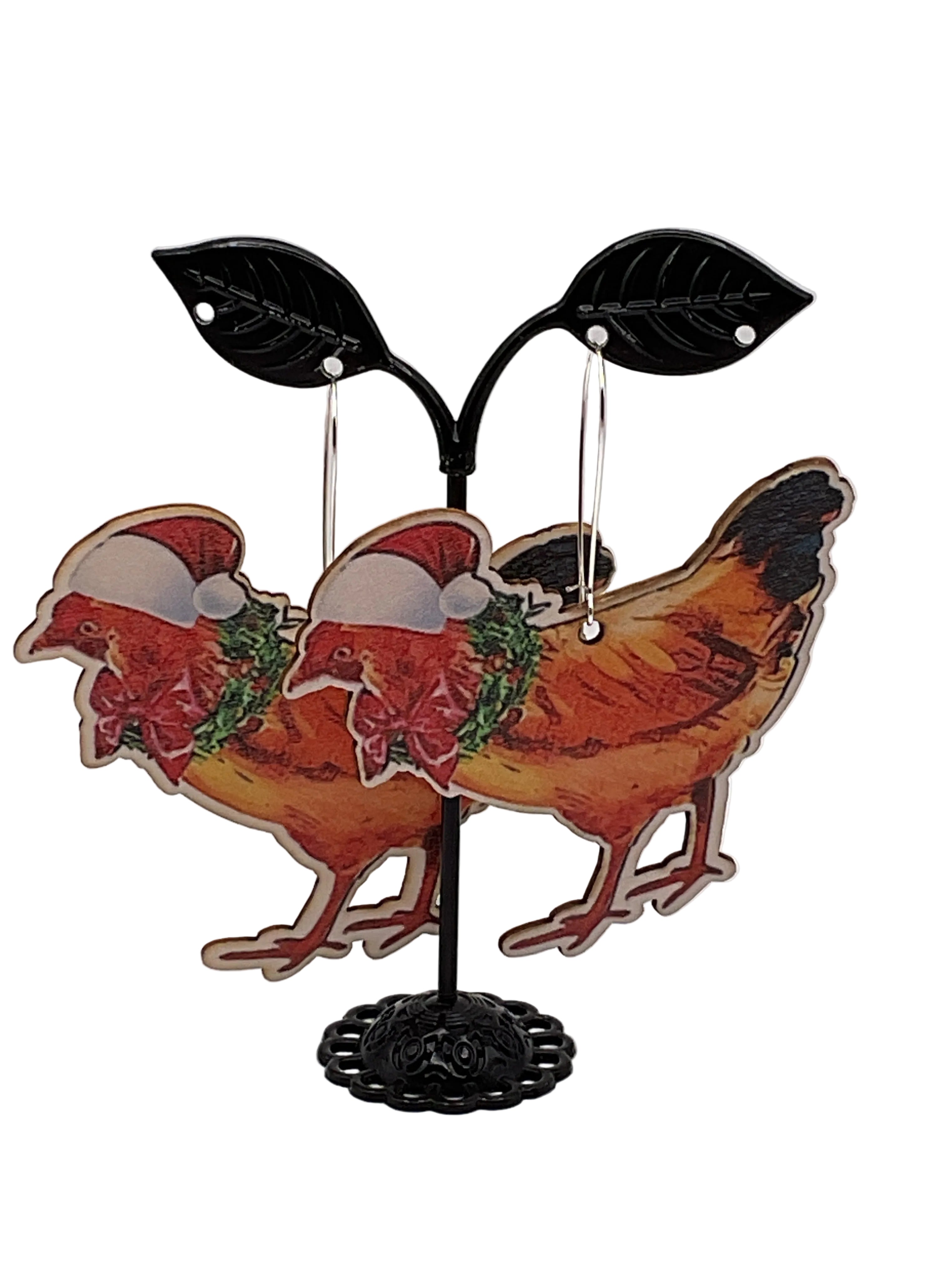 Large Christmas Earrings