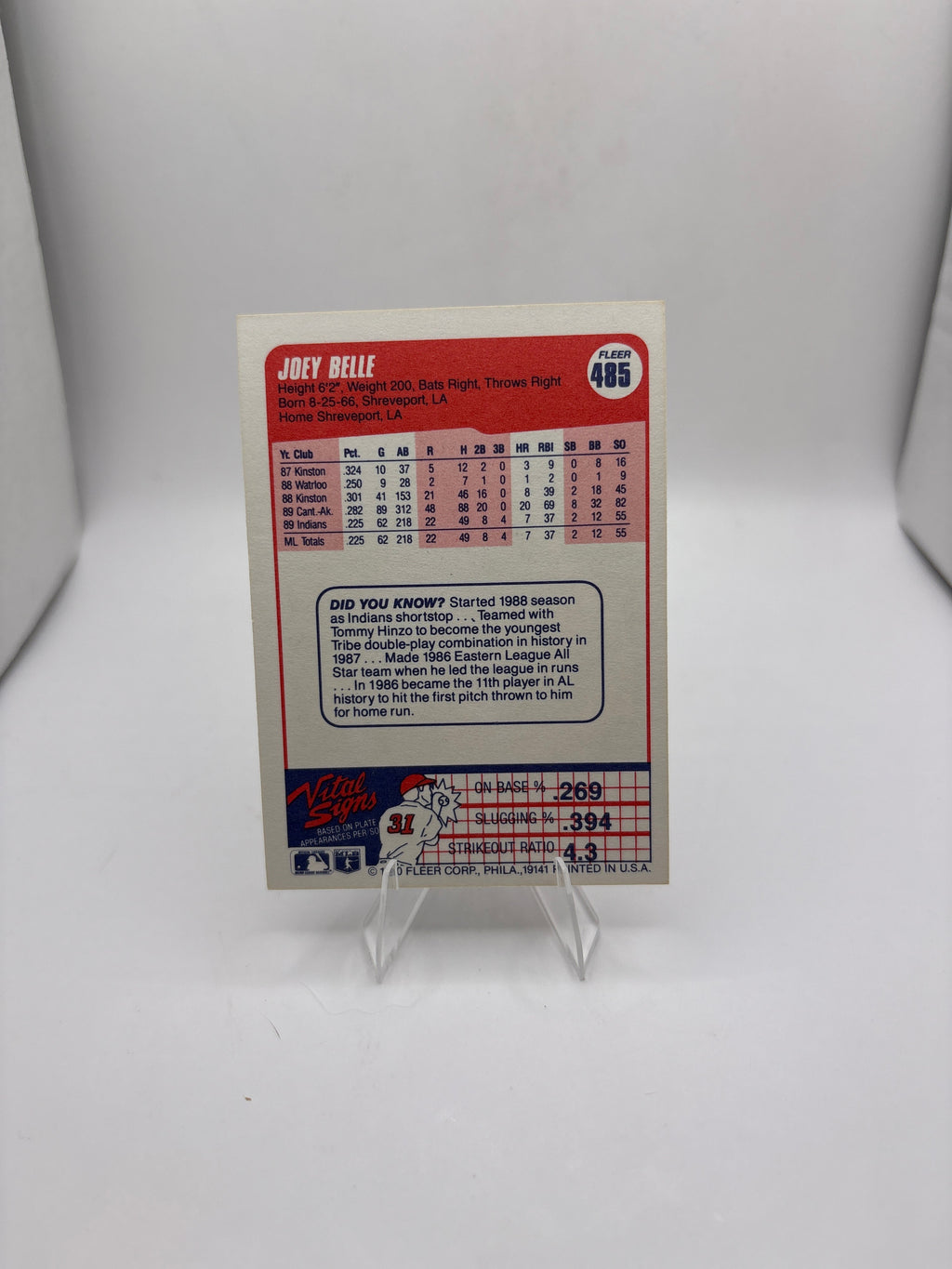 Fleer Joey Belle