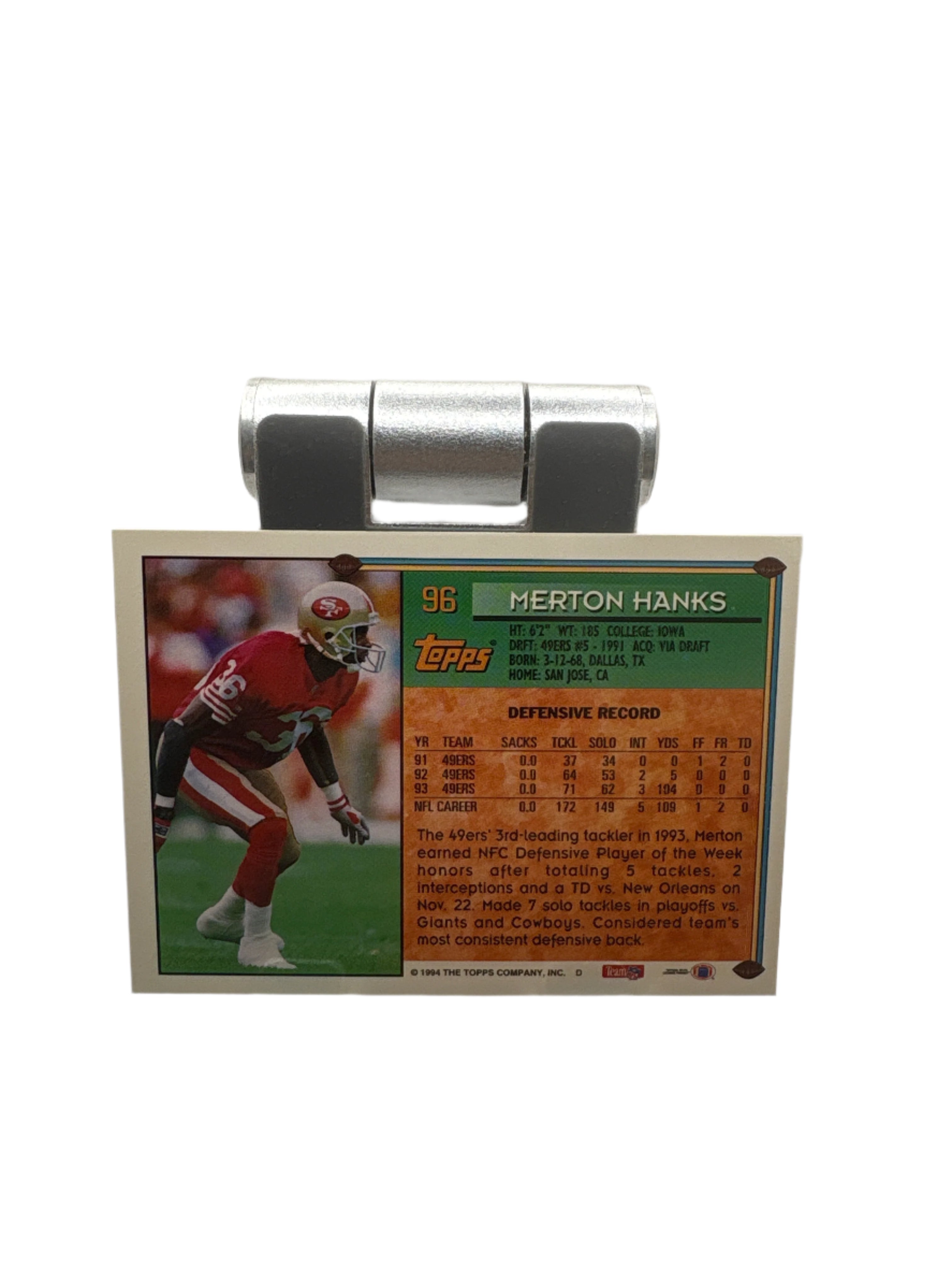 Topps Merton Hanks