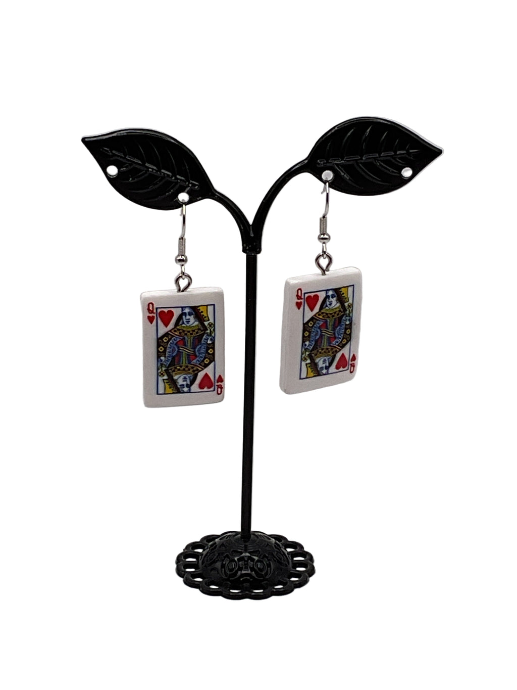 Heart Card Earrings