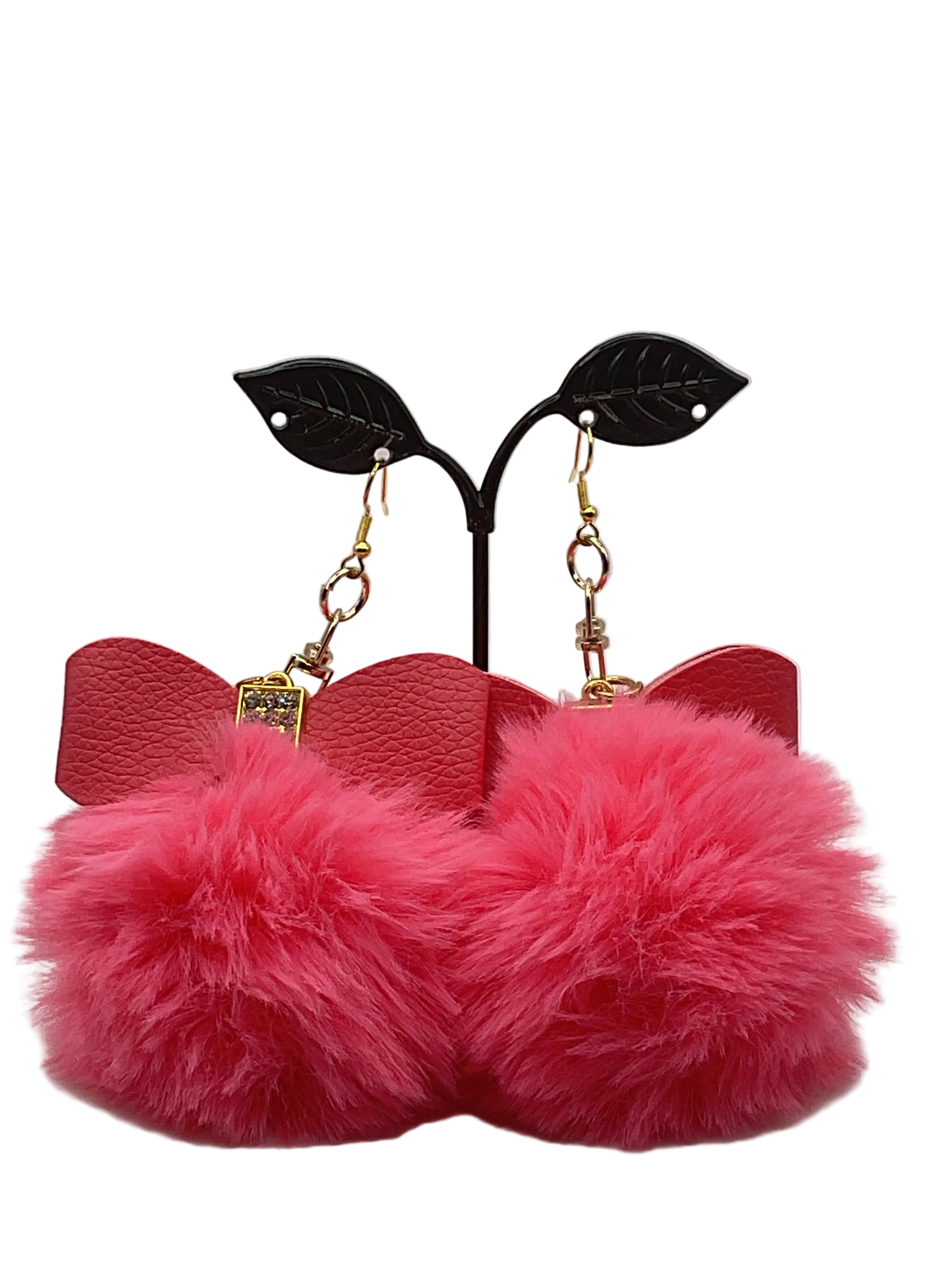 Puff Ball Earrings