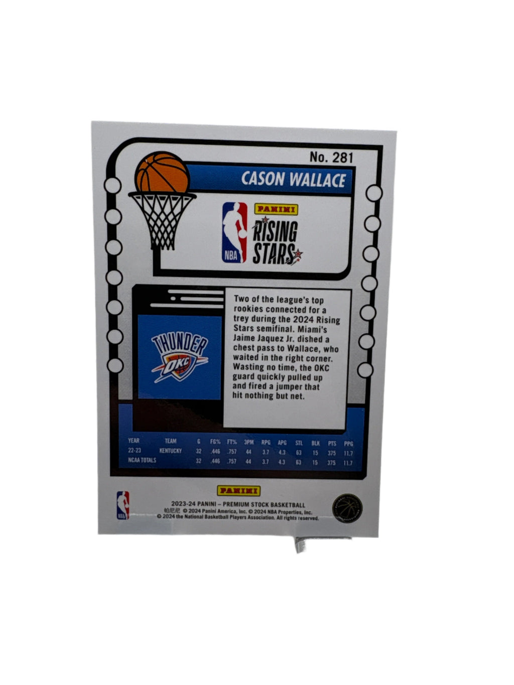 NBA Hoops Cason Wallace