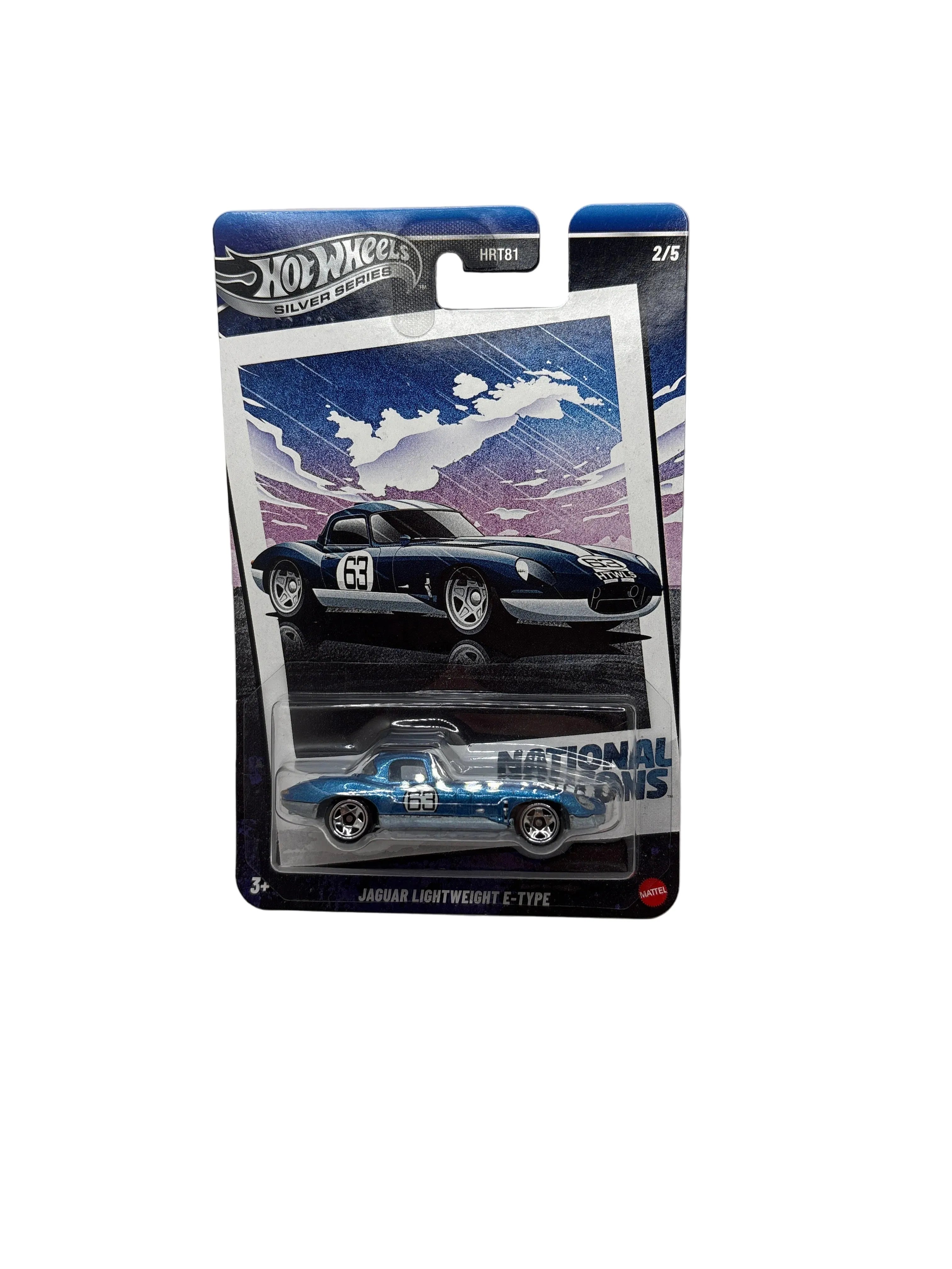 Hot Wheels Jaguar Lightweight E-Type Diecast Blue