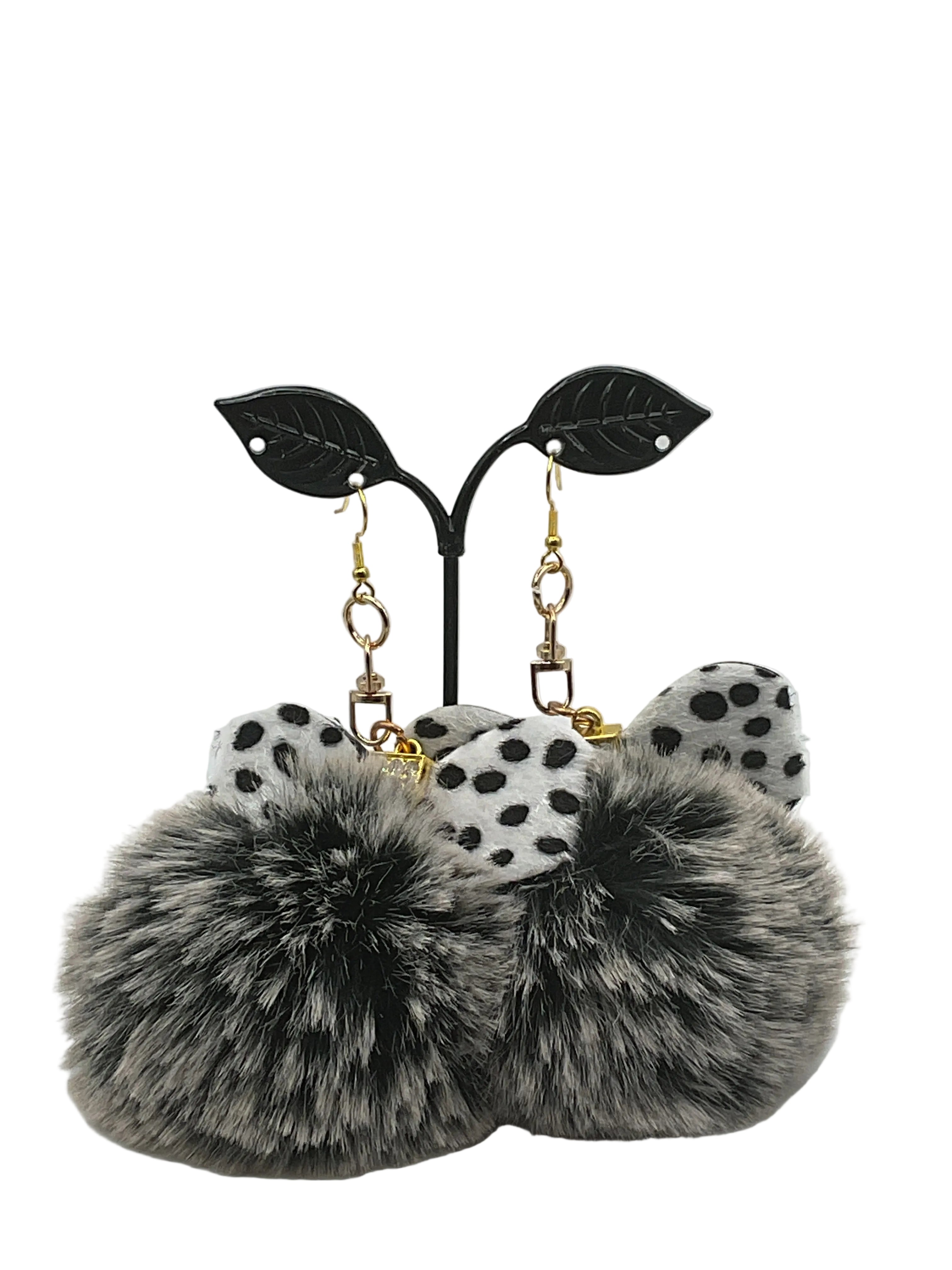 Puff Ball Earrings
