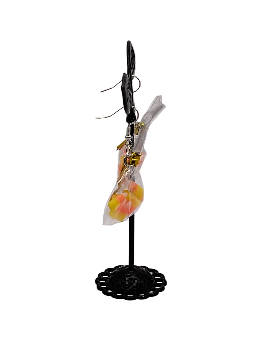 Candy Corn Treat Bag Earrings