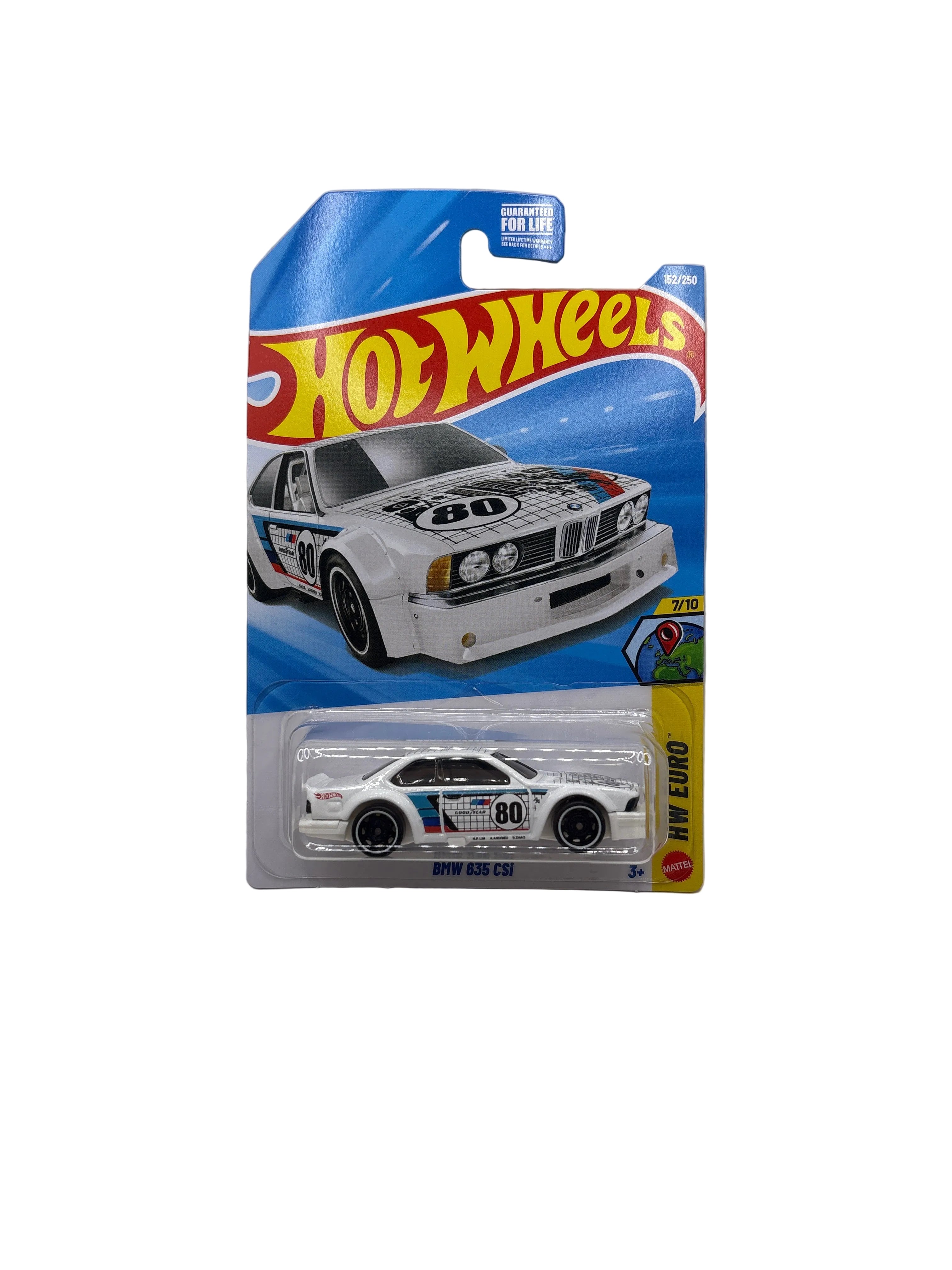 Hot Wheels BMW 635 CSi Diecast white