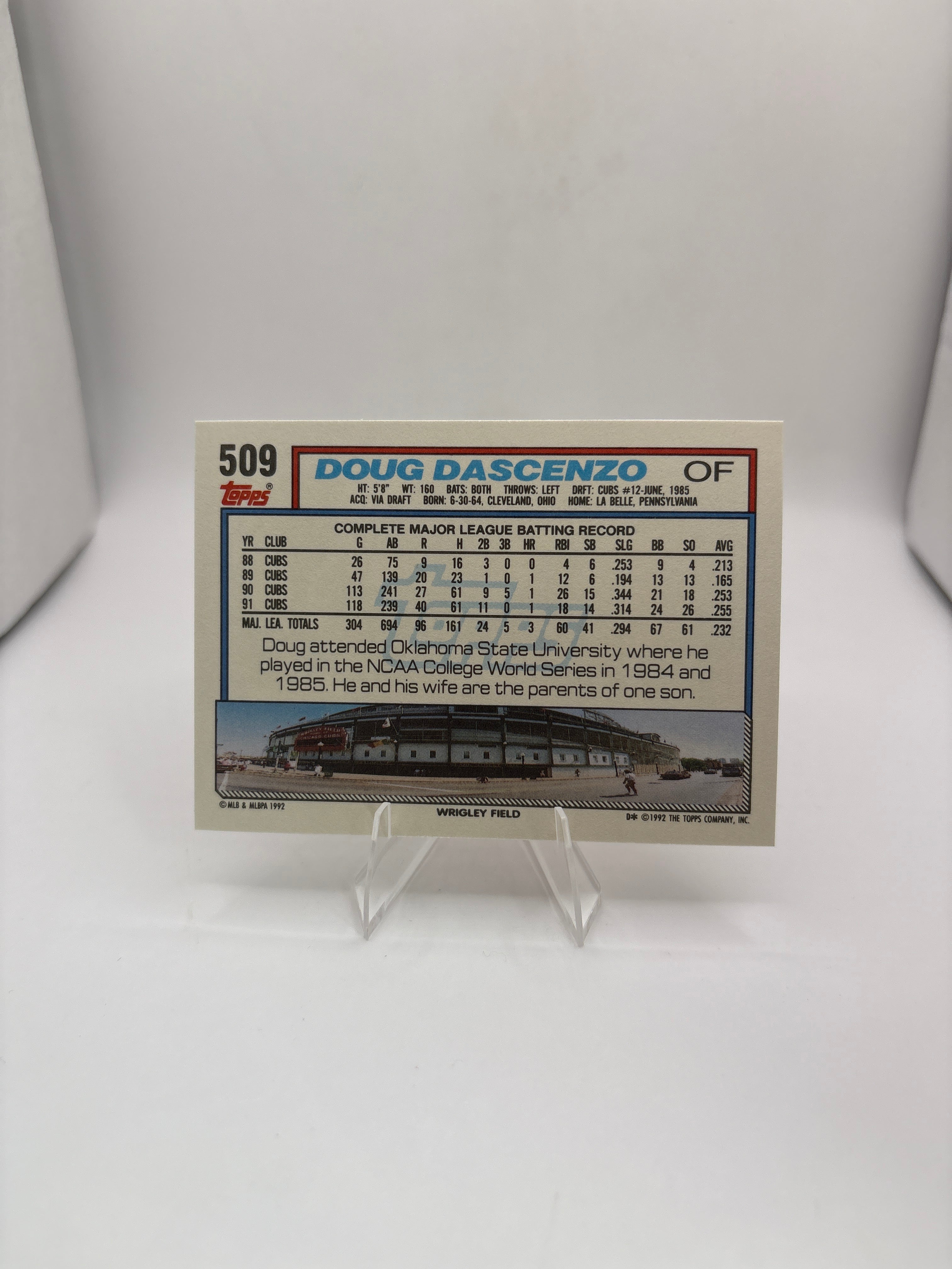 Topps Doug Dascenzo