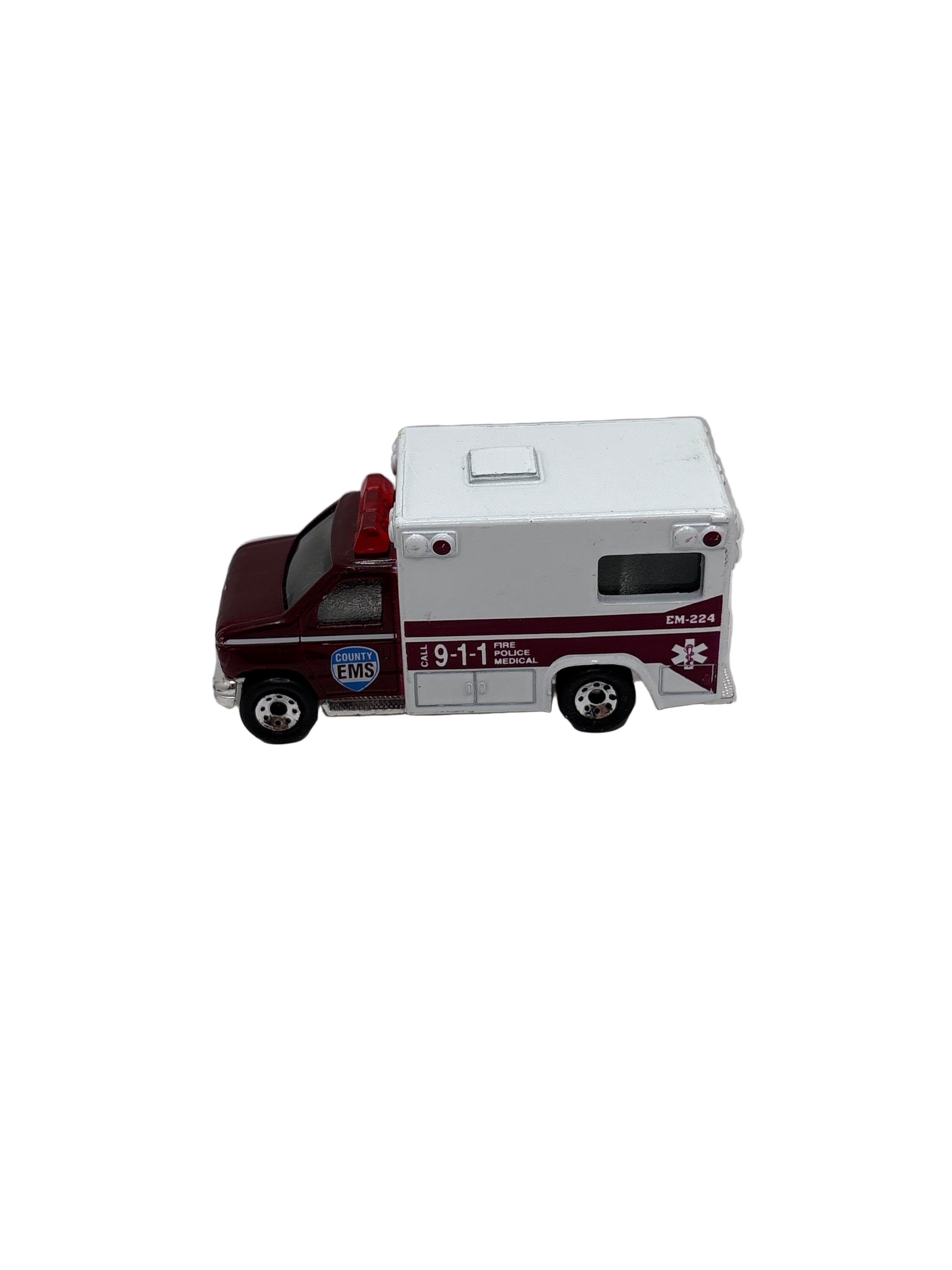 Matchbox Ambulance Diecast red