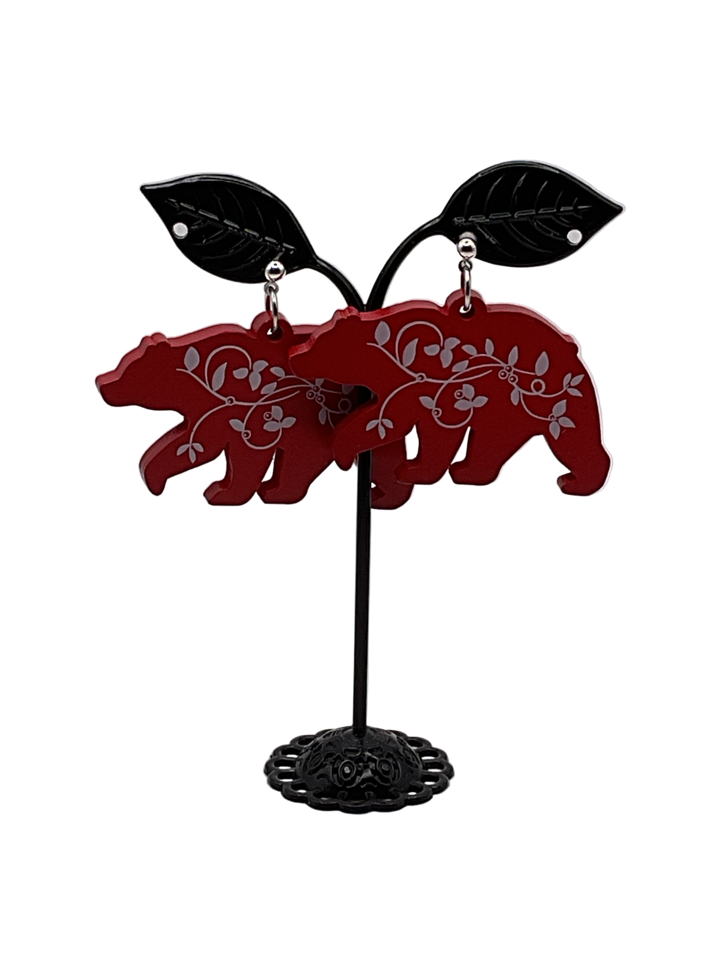 CHRISTMAS FOREST CRITTER EARRINGS