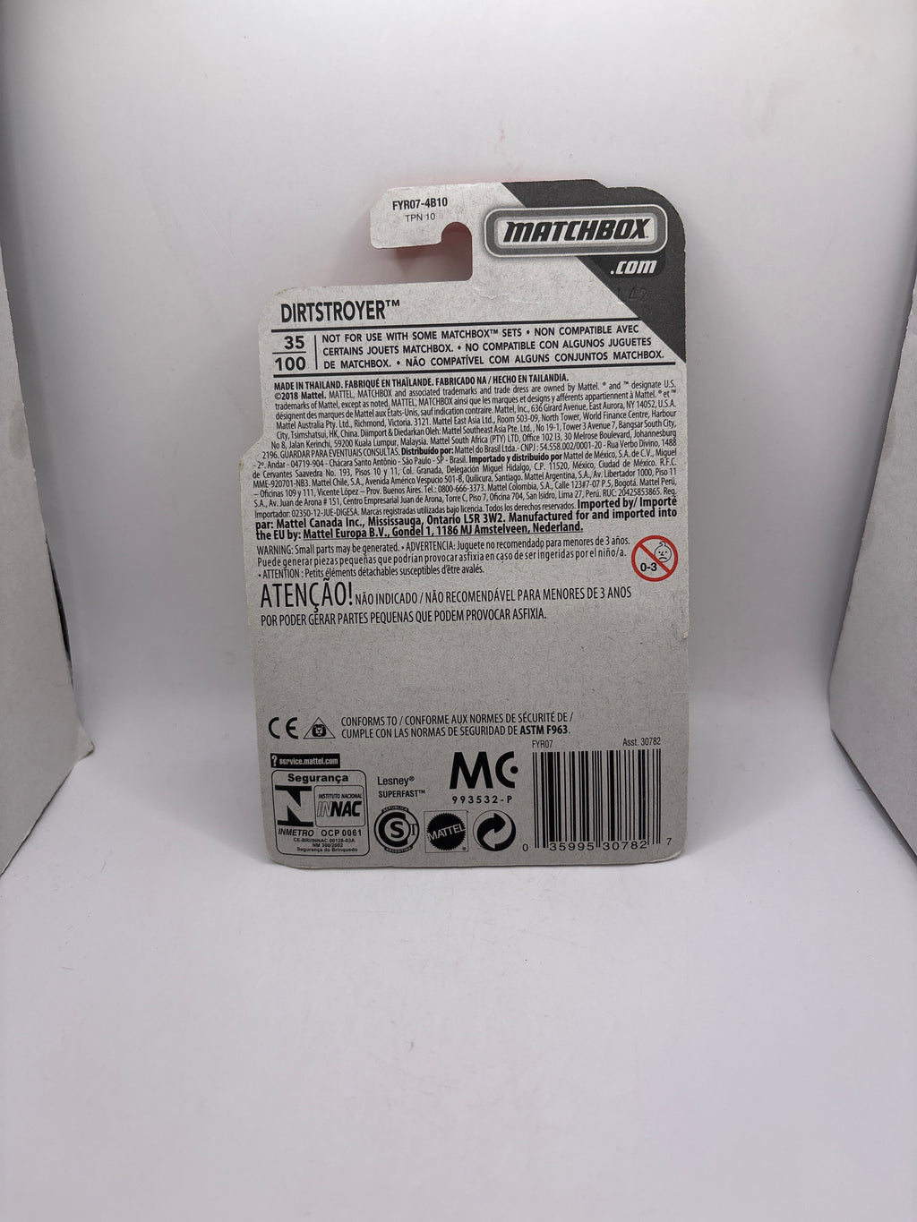 Matchbox Dirtstroyer Diecast