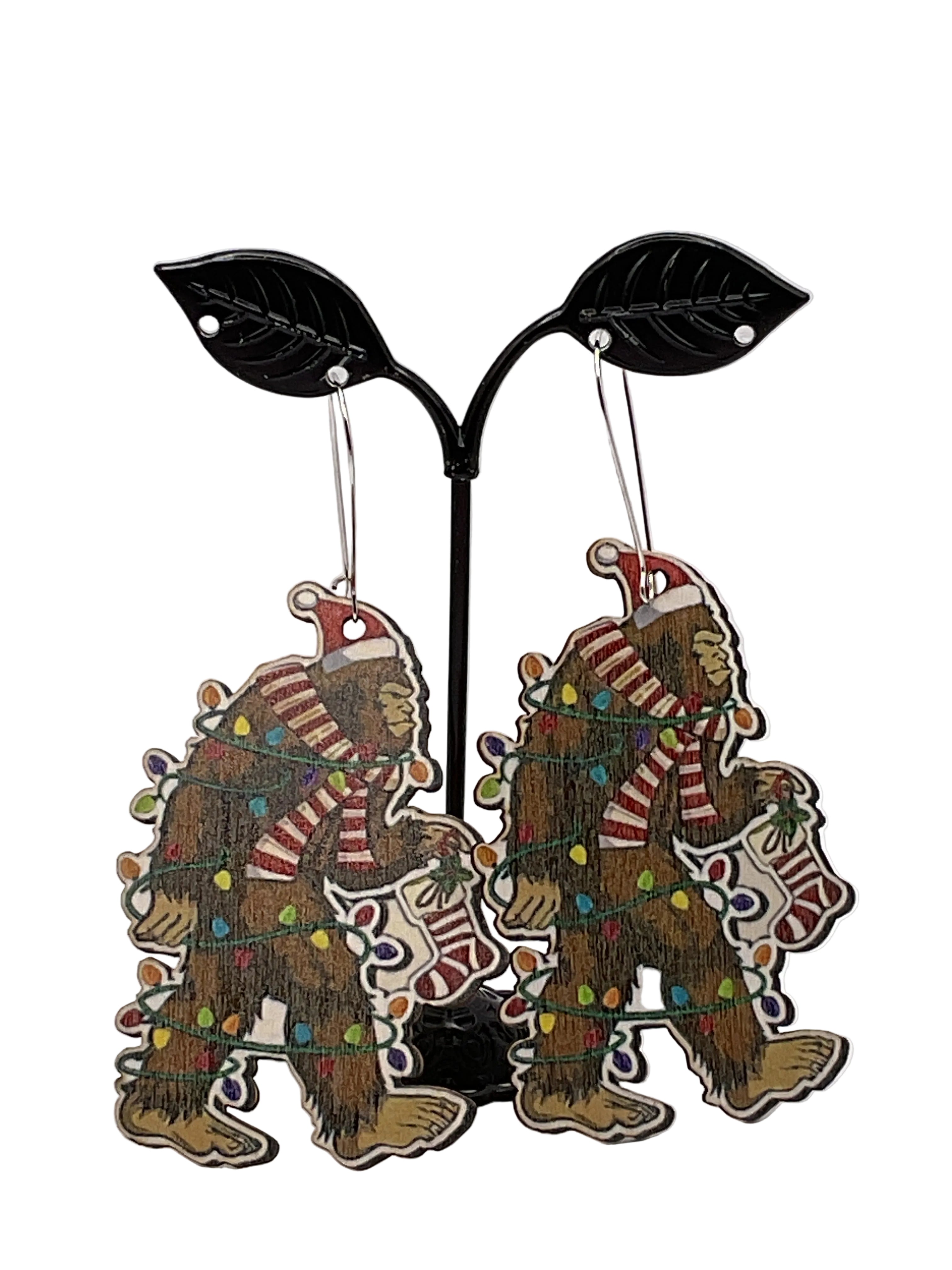 Large Christmas Earrings