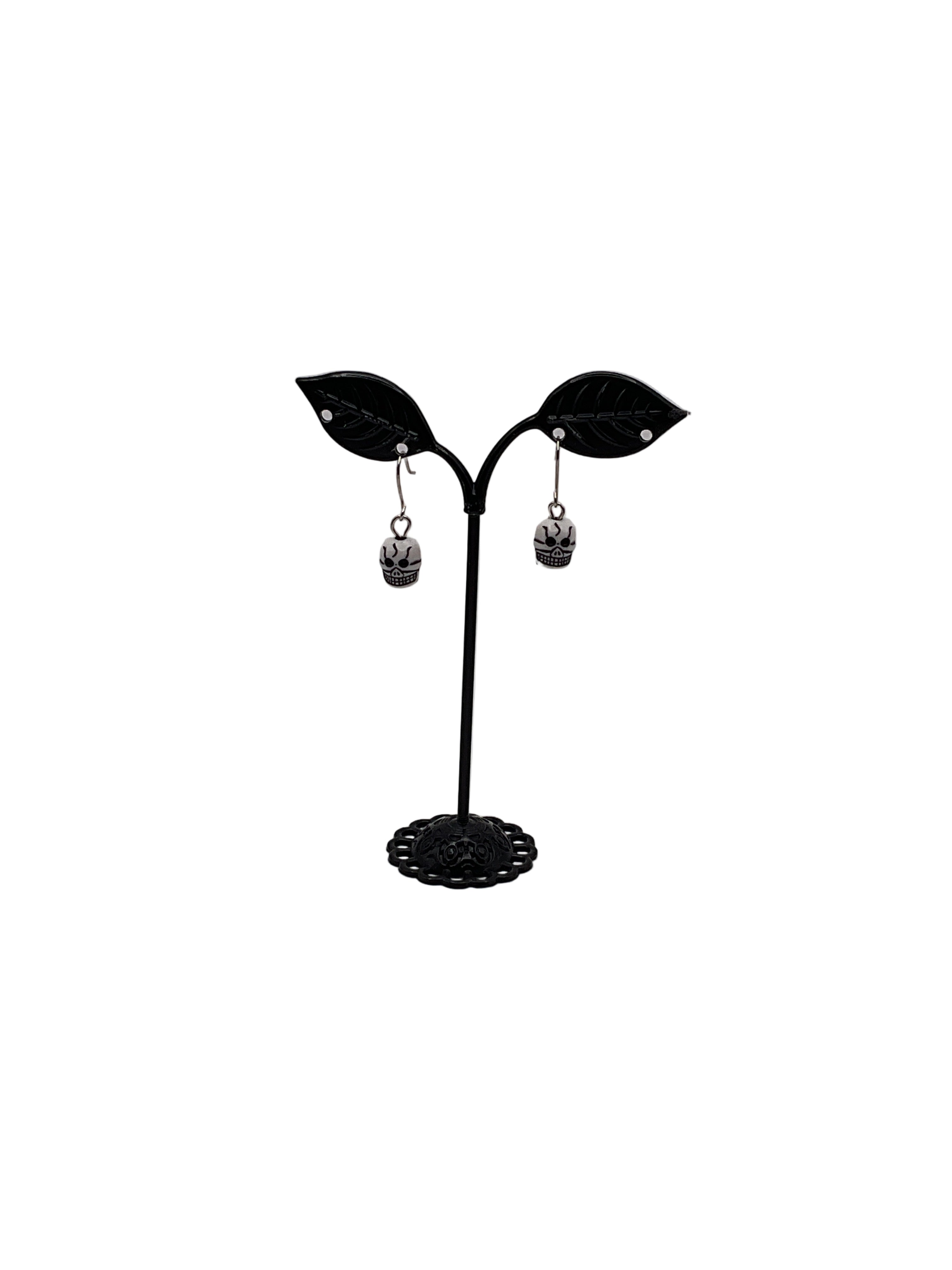 Tiny Skull Earrings