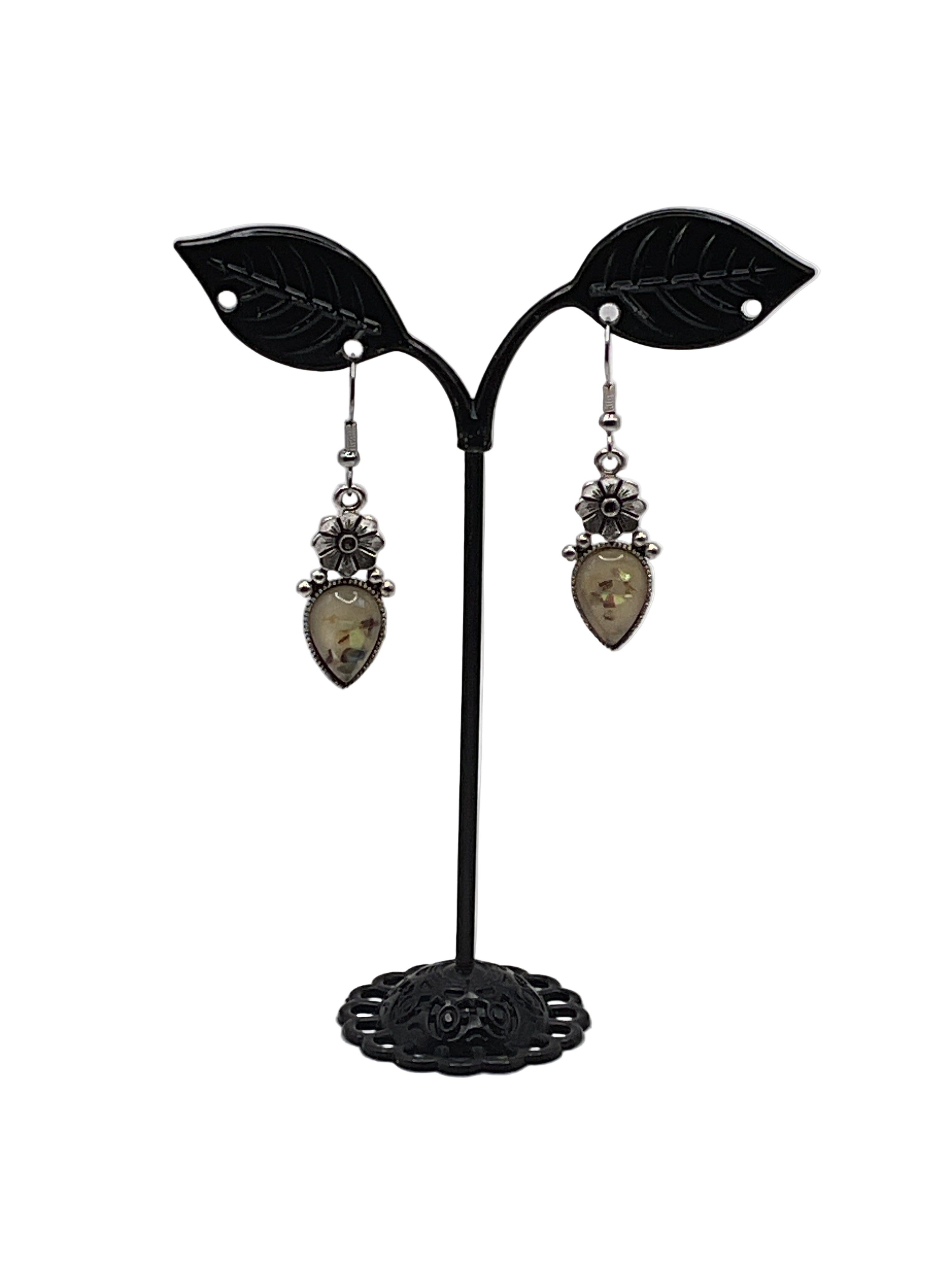 Abalone Blossom Earrings
