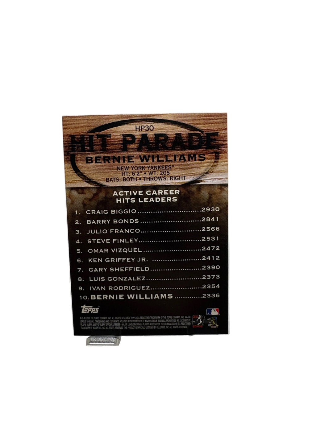 Topps Bernie Williams