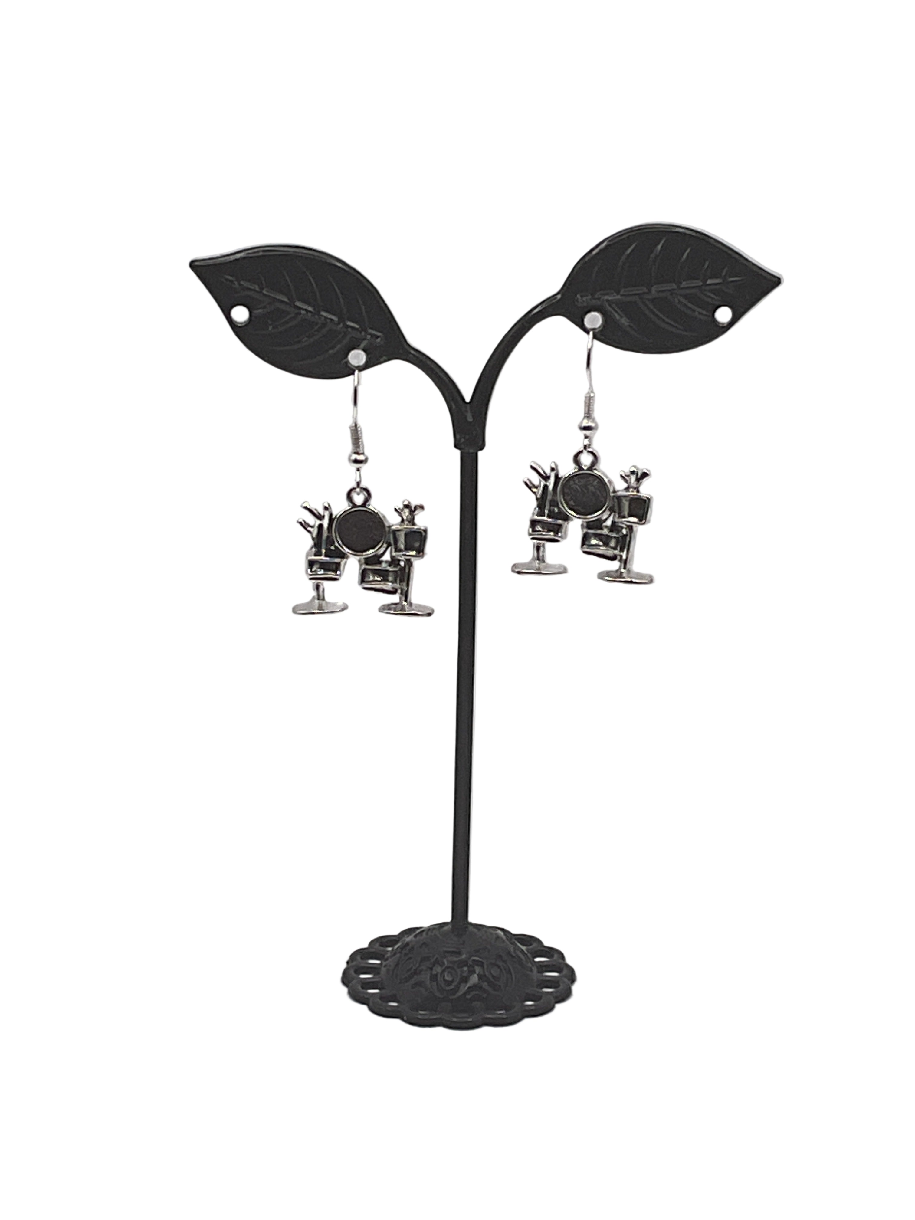 Drum Set Earrings