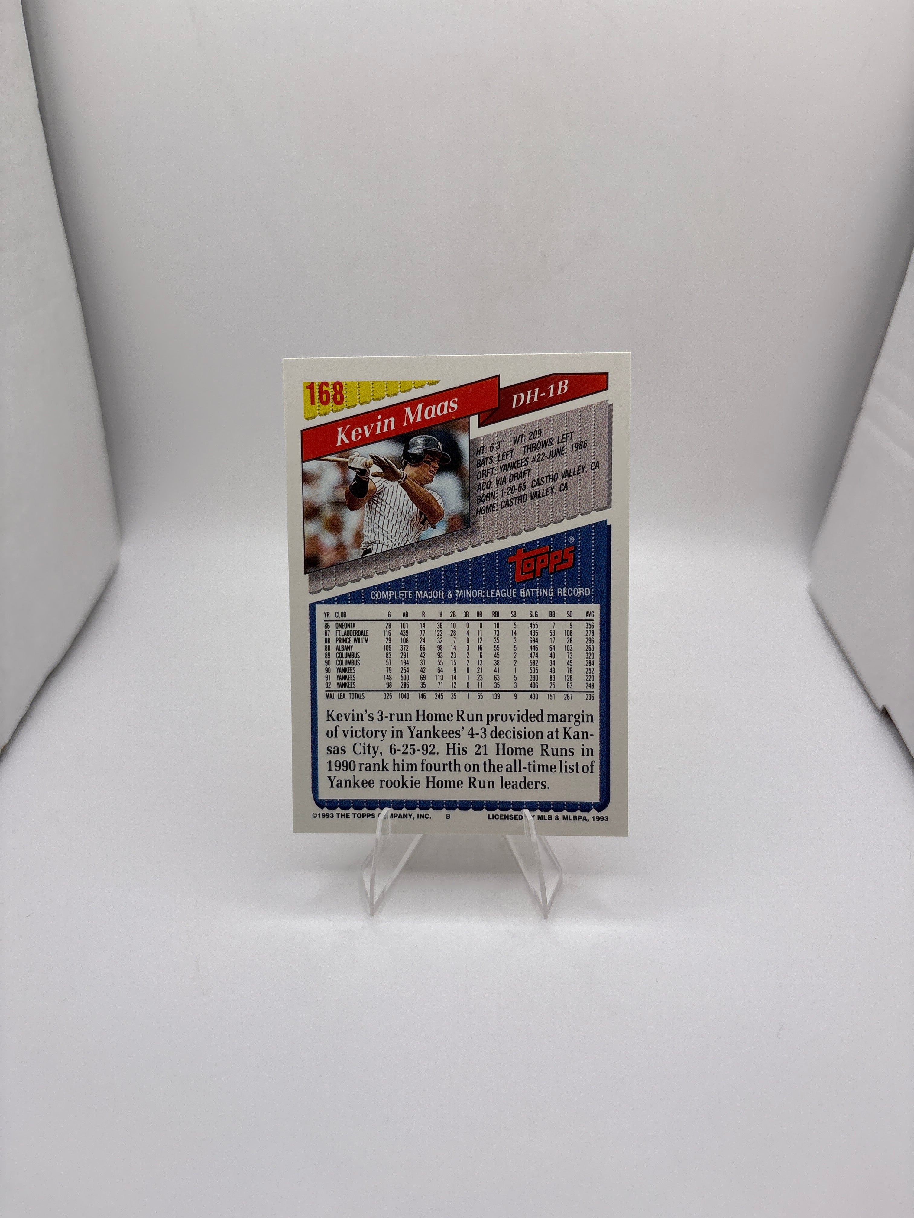 Topps Kevin Maas