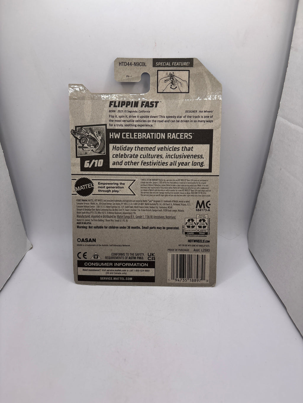 Hot Wheels Flippin Fast Diecast