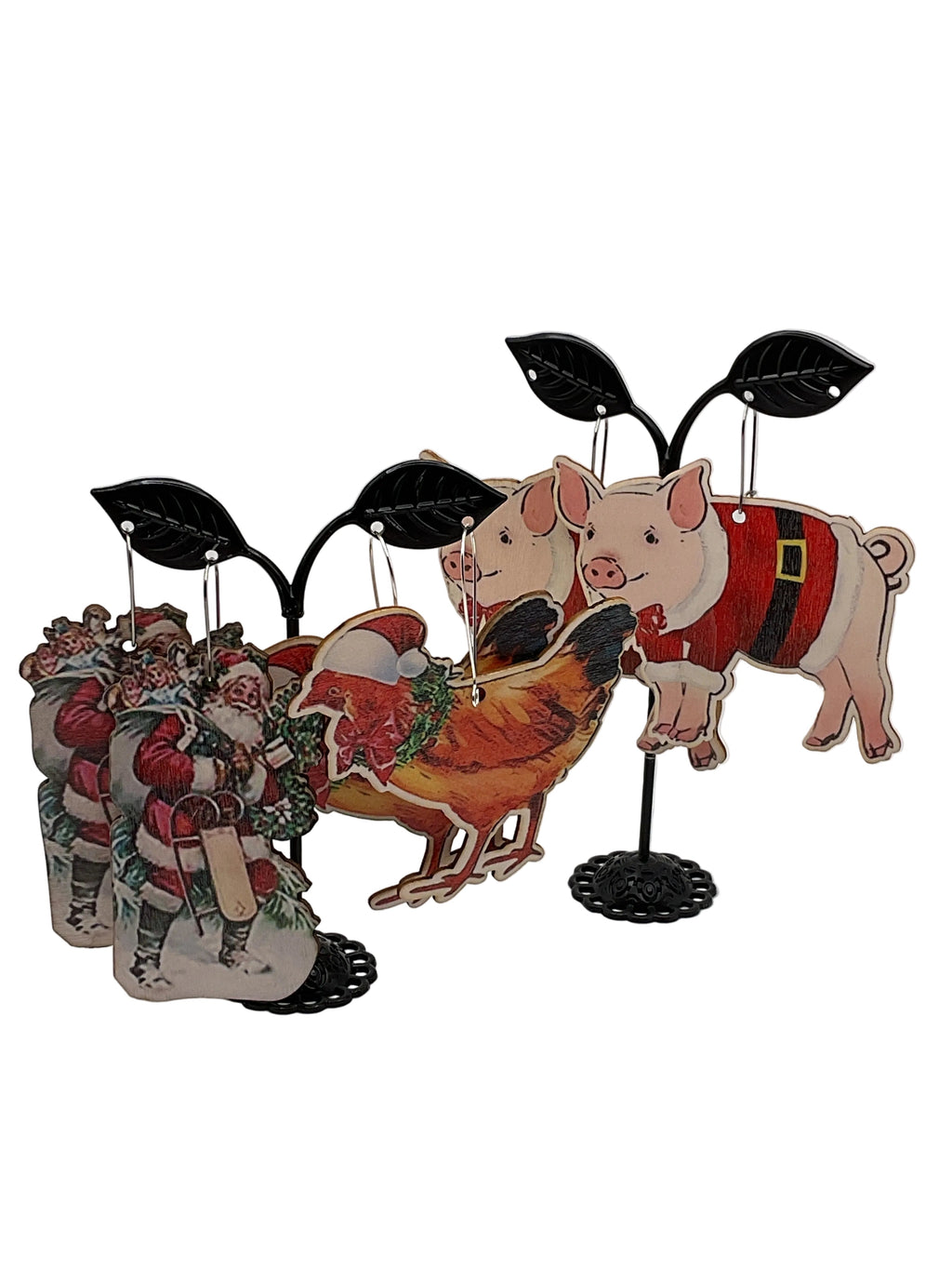 Large Christmas Earrings